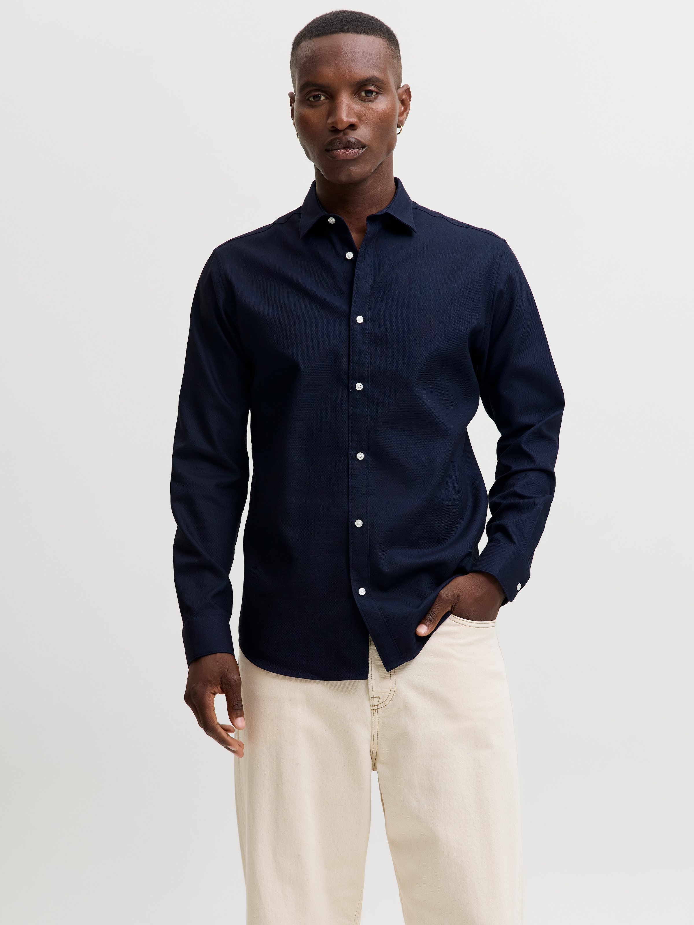 Jack & Jones Langarmhemd »JJJOE STRUCTURE SHIRT L/S«