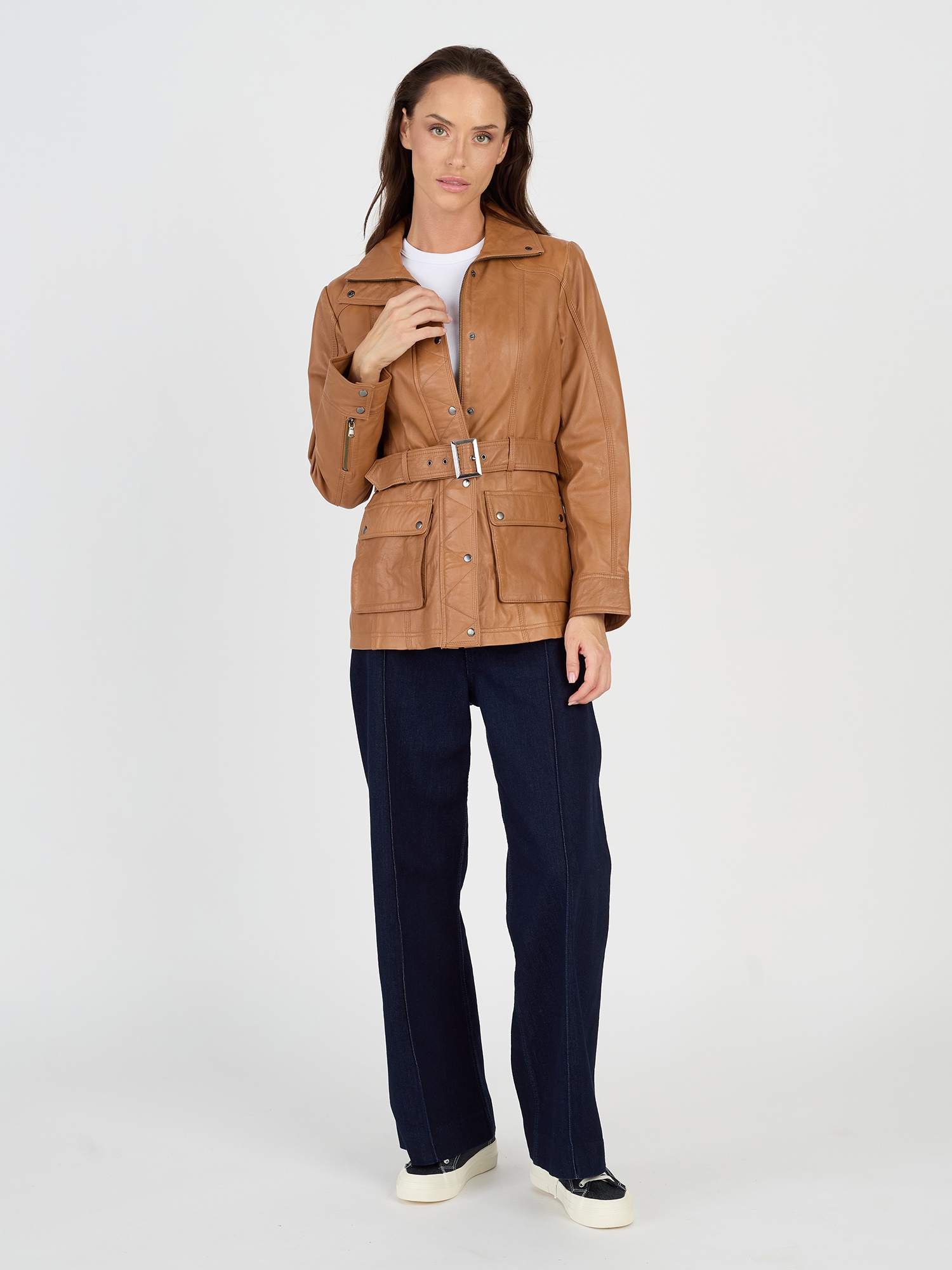 JCC Bikerjacke »Lederjacke R6382«