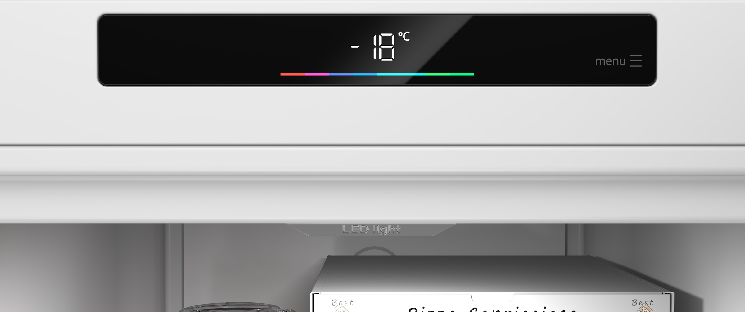 BOSCH Gefrierschrank NoFrost Serie 4 »GSN36VWCG« 186,2 cm hoch 59,5 cm breit Großzügiges XXL-Volumen & bequemes Total No Frost gegen Vereisung