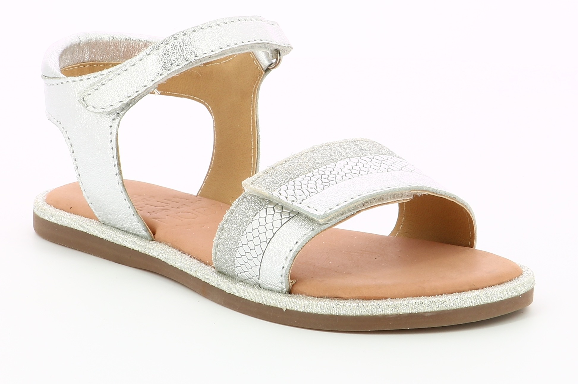 MOD8 Sandale, im Metallic Look