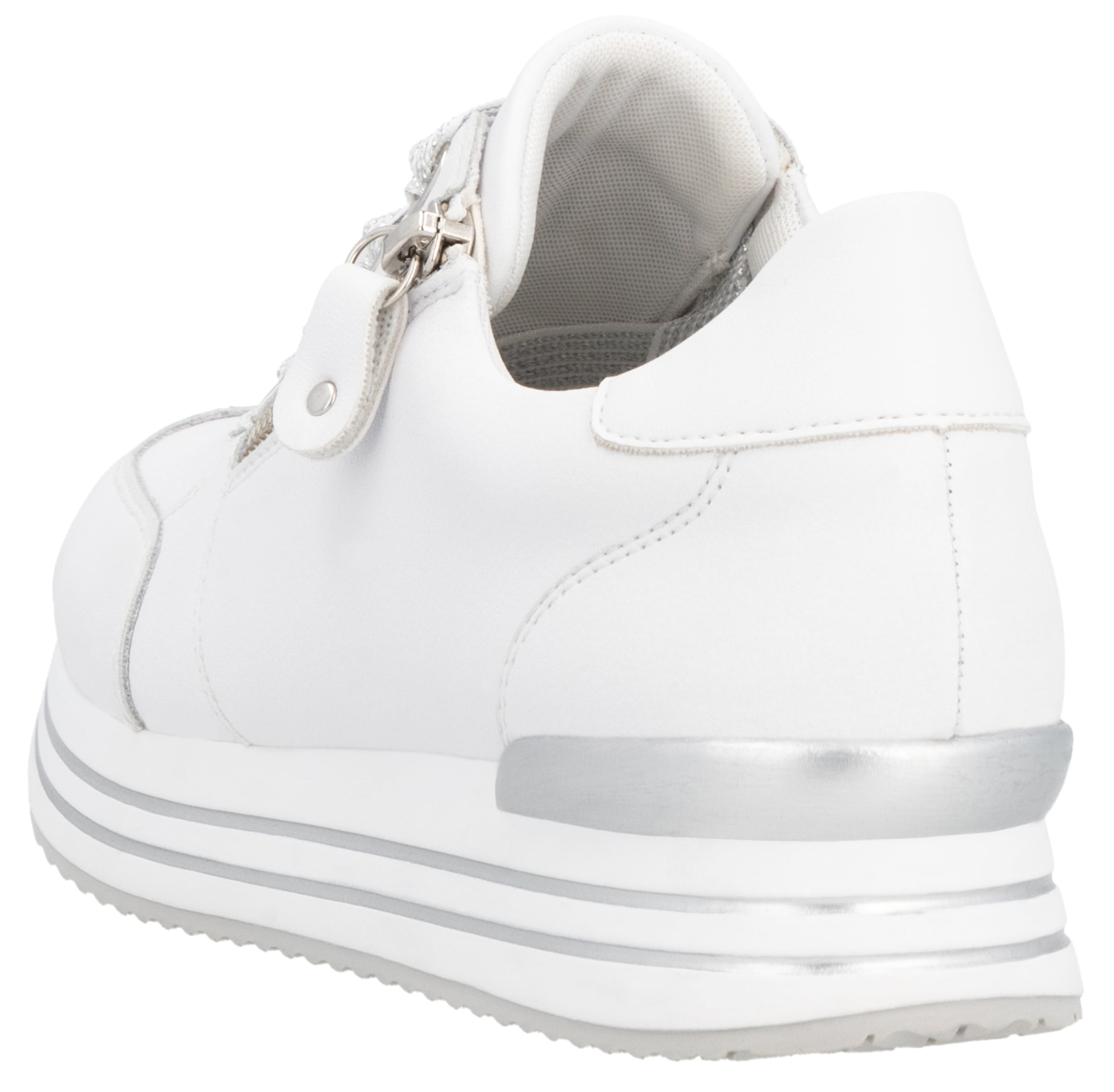 Remonte Plateausneaker, Freizeitschuh, Halbschuh, Schnürschuh mit gepolstertem Schaftrand