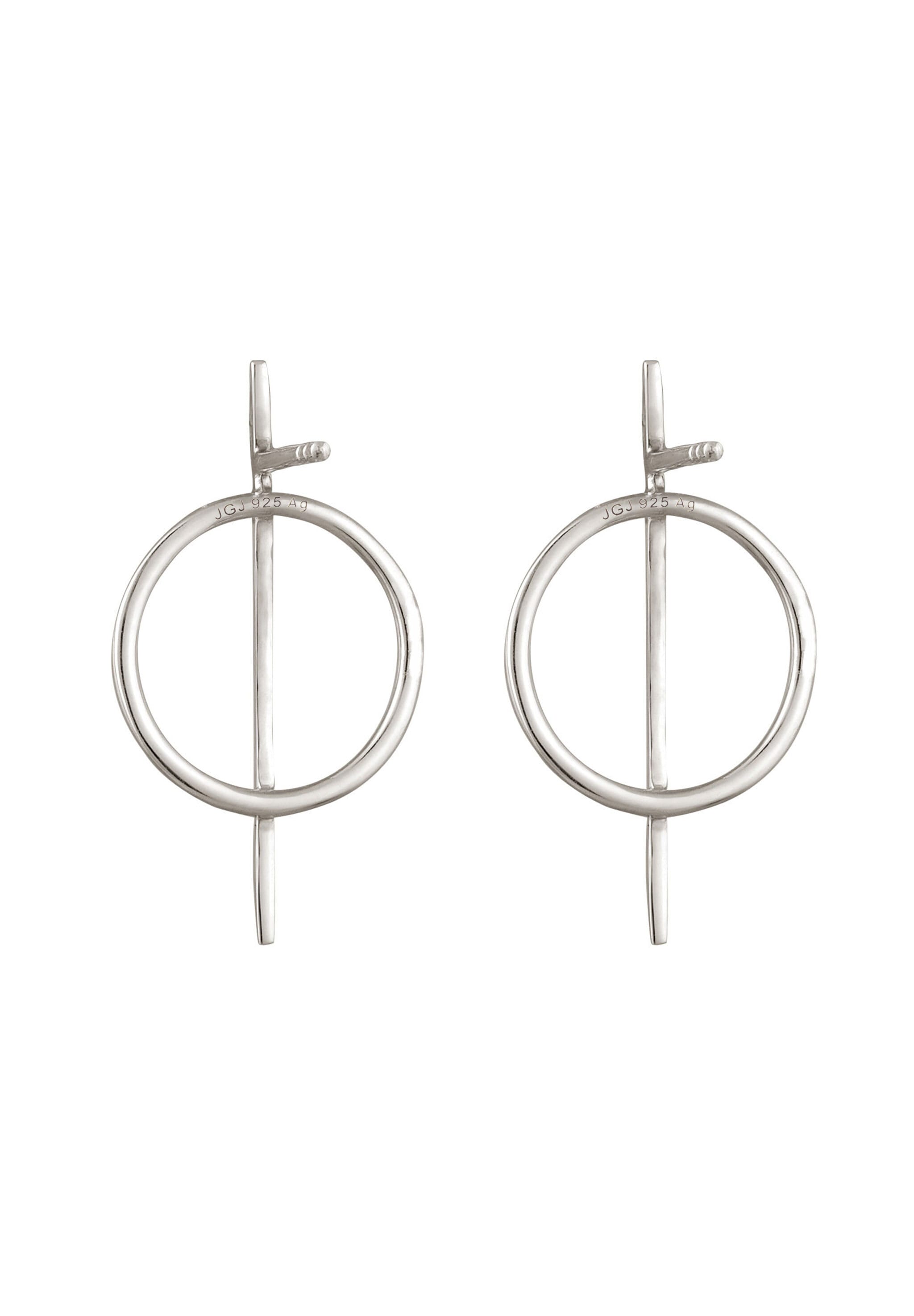 Kuzzoi Paar Ohrstecker »Ohrringe Ohrstecker Kreis 925 Sterling Silber«