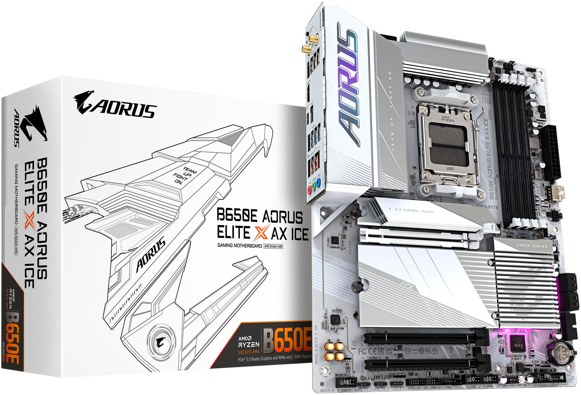 Gigabyte Mainboard »B650E AORUS ELITE X AX ICE«