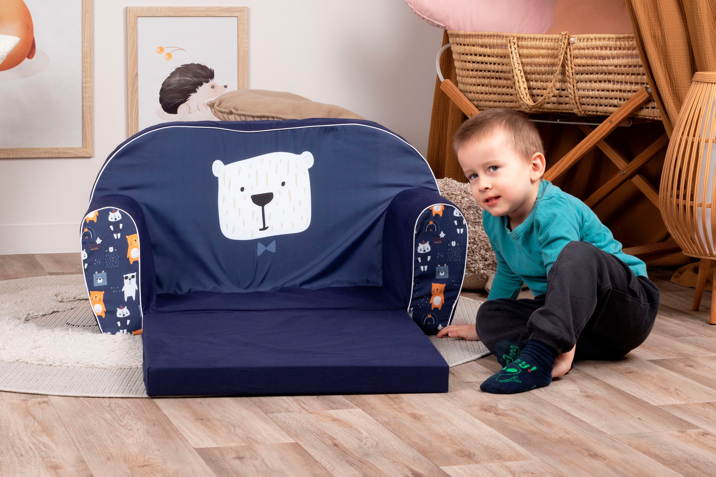 Knorrtoys® Sofa »Pretty bear« für Kinder; Made in Europe