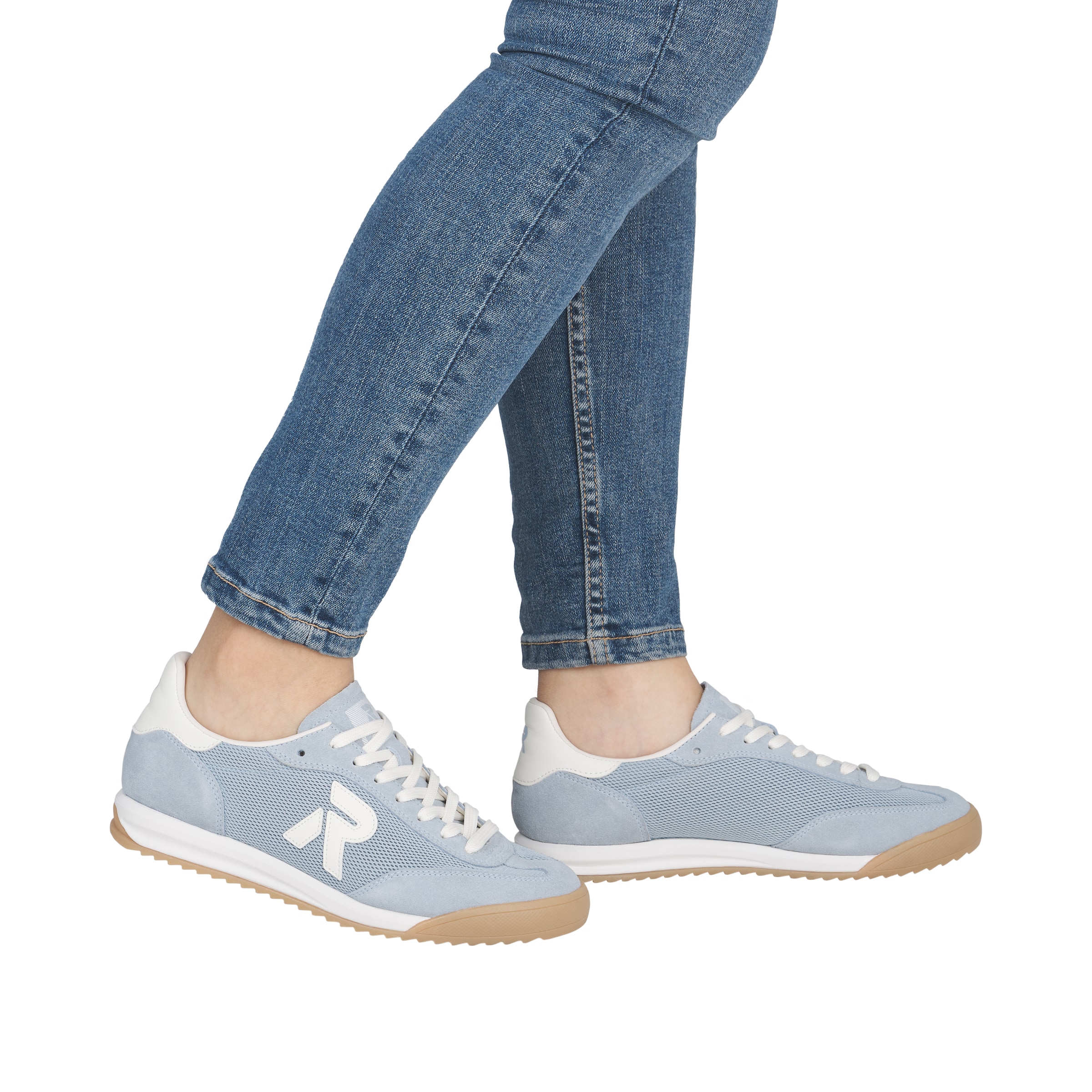RIEKER Sport Sneaker  Sportschuh, Schnürschuh, Halbschuh mit gepolstertem Schaftrand