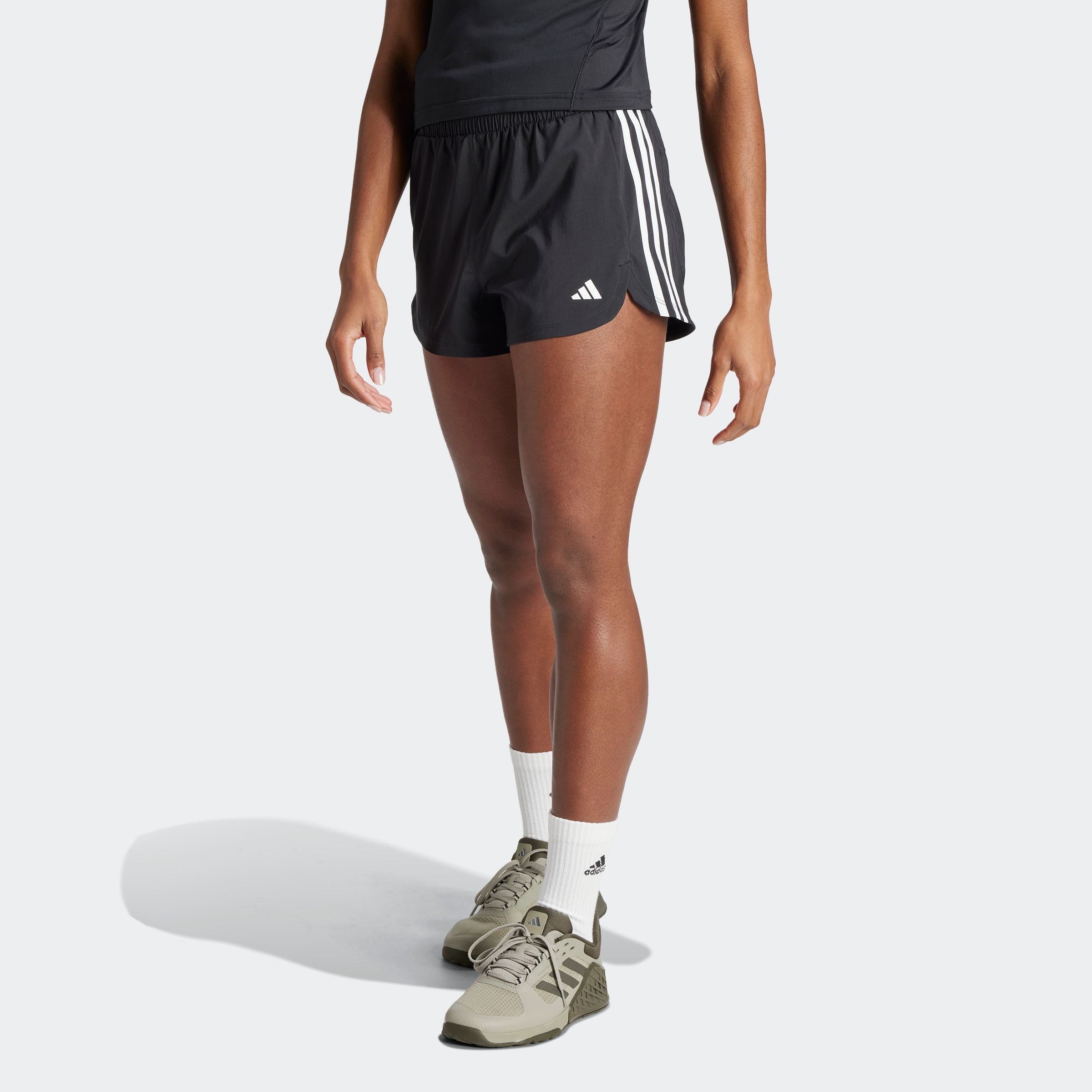 adidas Performance Shorts »PACER WVN HIGH«, (1 tlg.), Woven Trainingsshorts mit hohem Bund