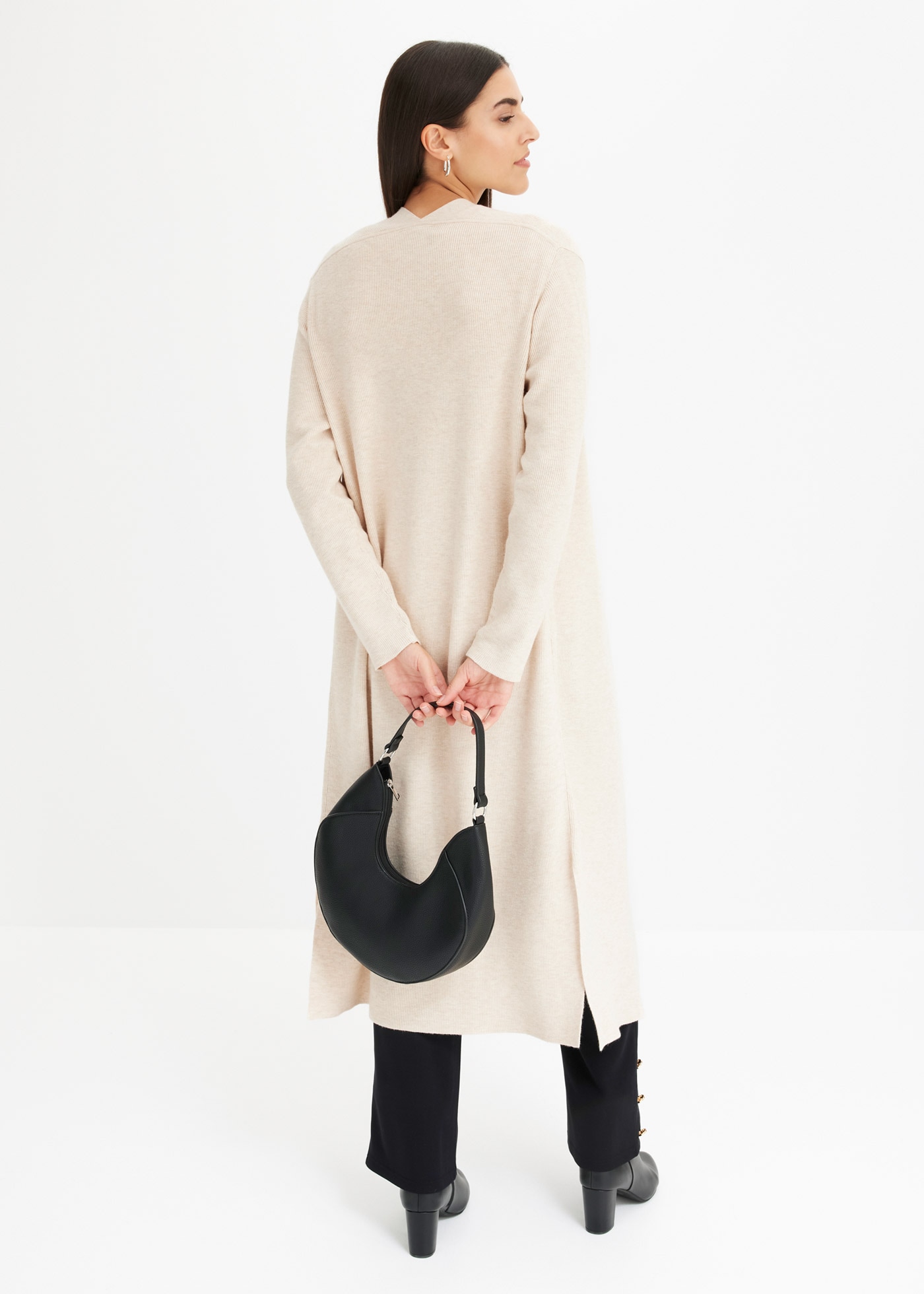 bonprix Longstrickjacke 1 Oversize-Passform, eleganter Stil