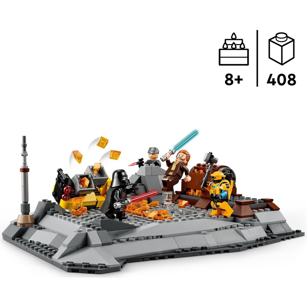 LEGO® Konstruktionsspielsteine »Obi-Wan Kenobi™ vs. Darth Vader™ (75334), LEGO® Star Wars™«, (408 St.)