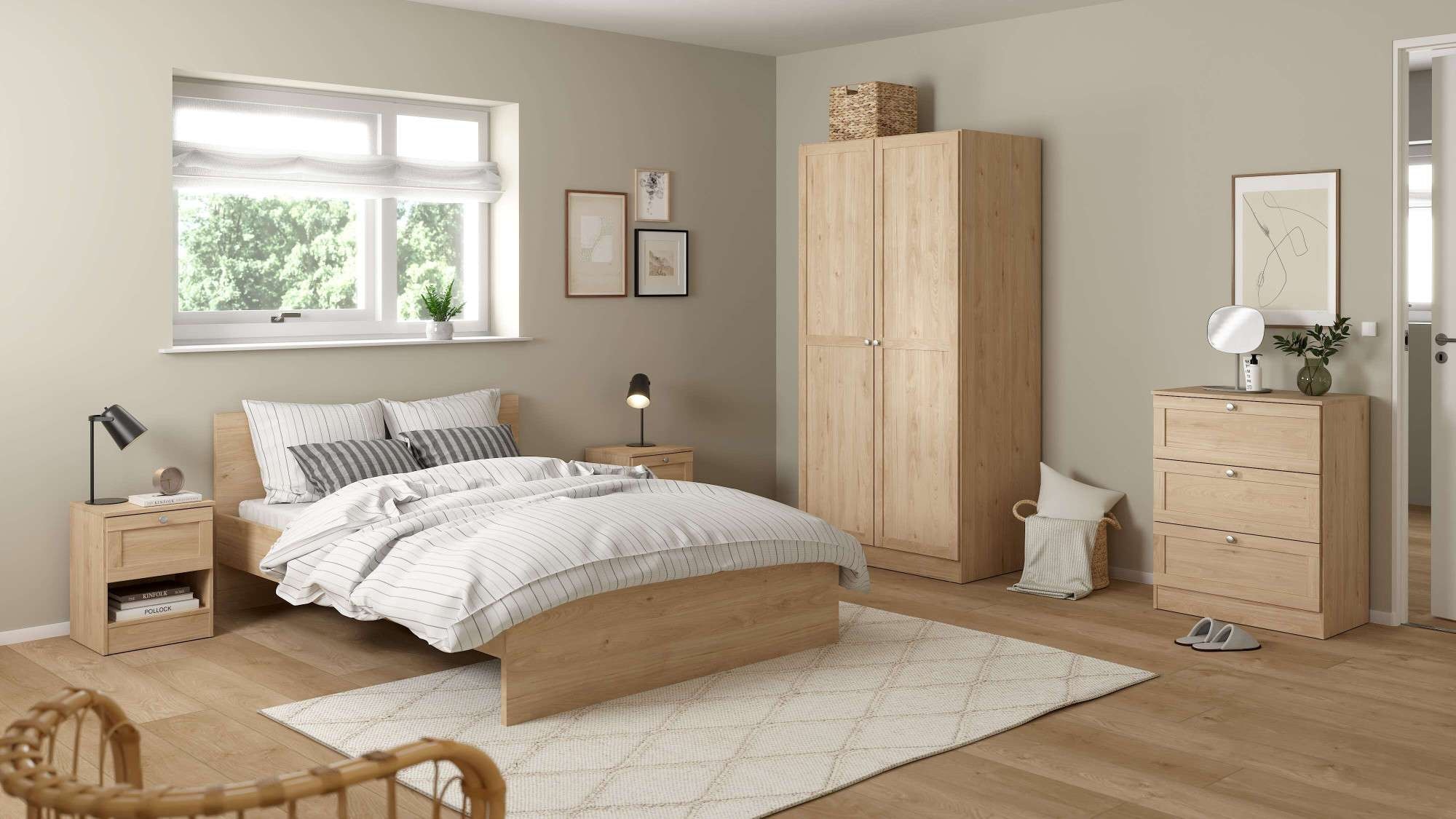 Home affaire Kommode »Billund, Kommode, mit 3 Schubladen« Modernes, elegantes Design und verschiedene Größen & Varianten