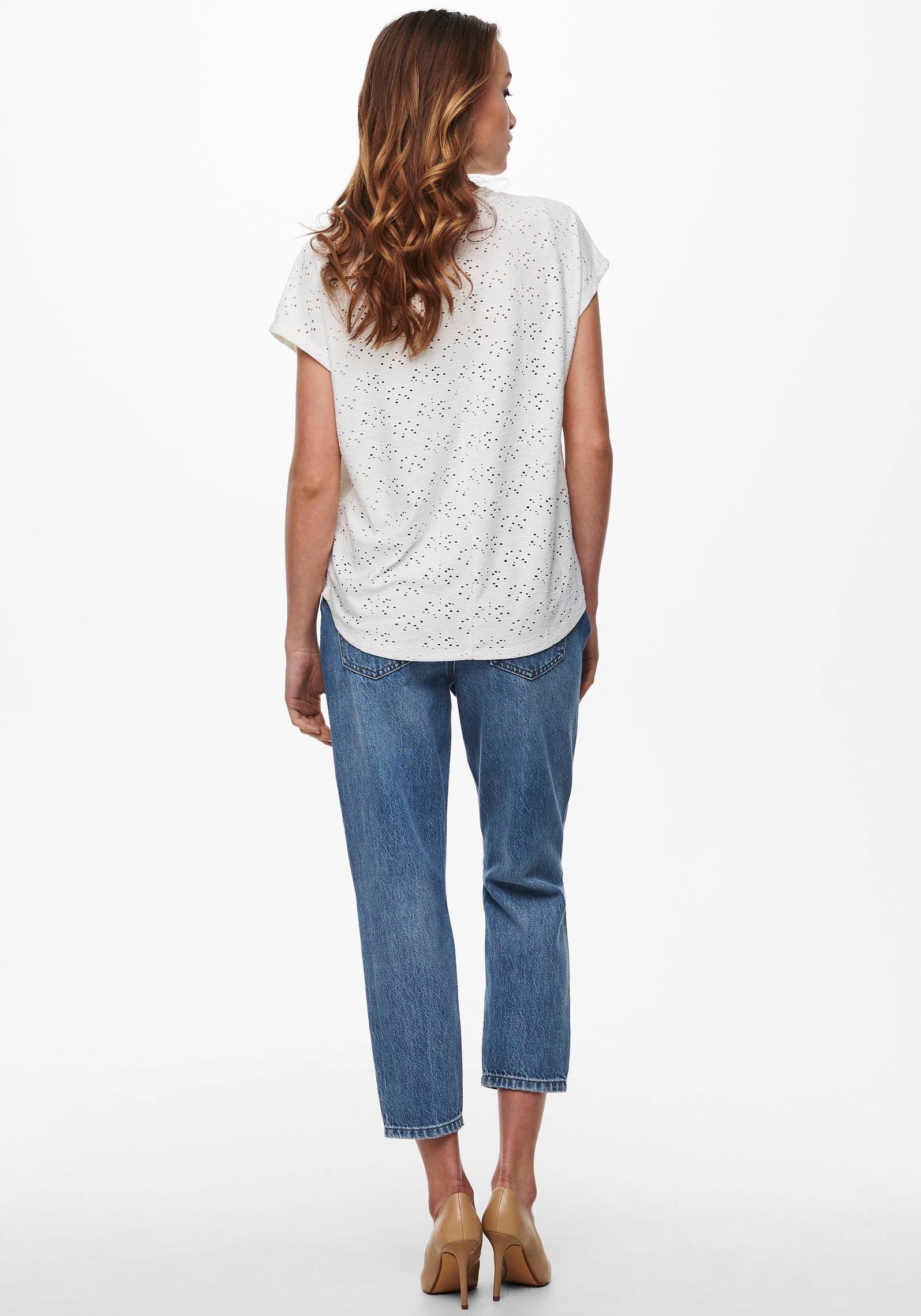 ONLY Kurzarmshirt »ONLSMILLA S/S TOP JRS NOOS«