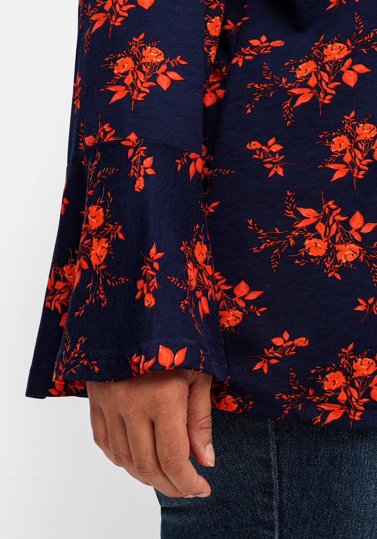 sheego by Joe Browns Langarmshirt »Langarmshirt«, (1 tlg.)