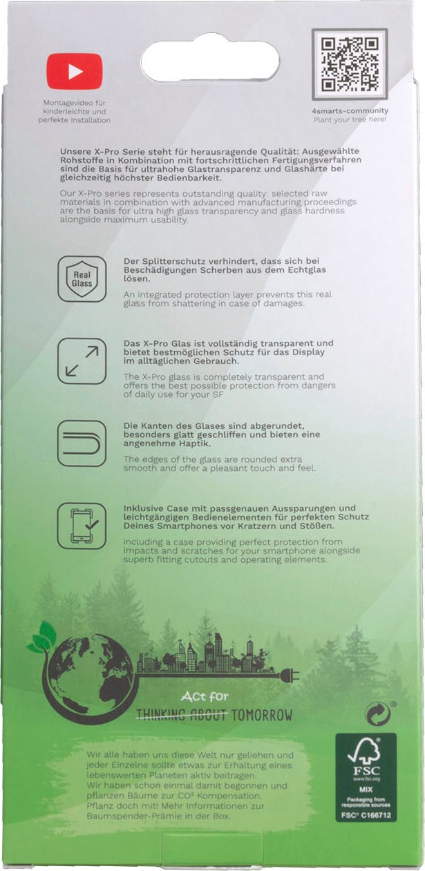 4smarts Backcover »360° Protection Set X-Pro Clear - iPhone 14«