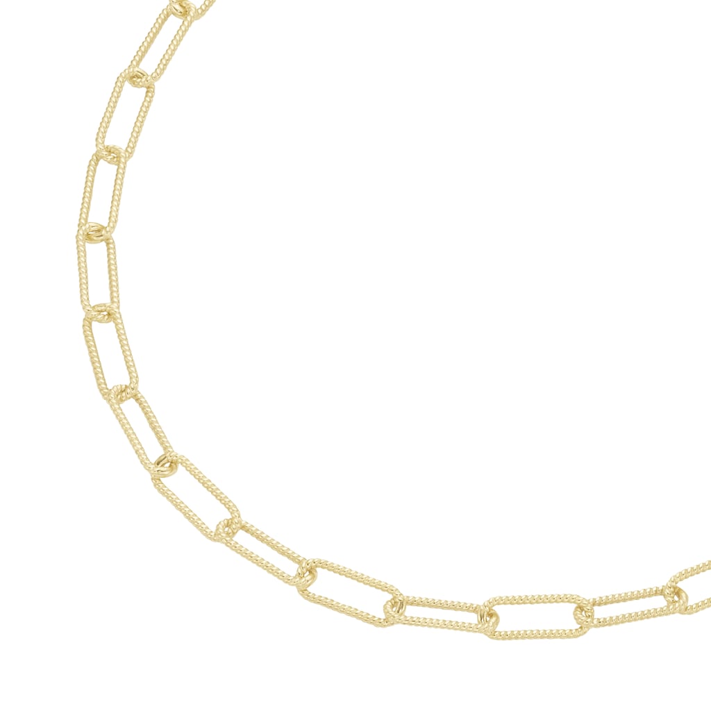 GIORGIO MARTELLO MILANO Silberkette »Kette Kordel-Optik, vergoldet, Silber 925«