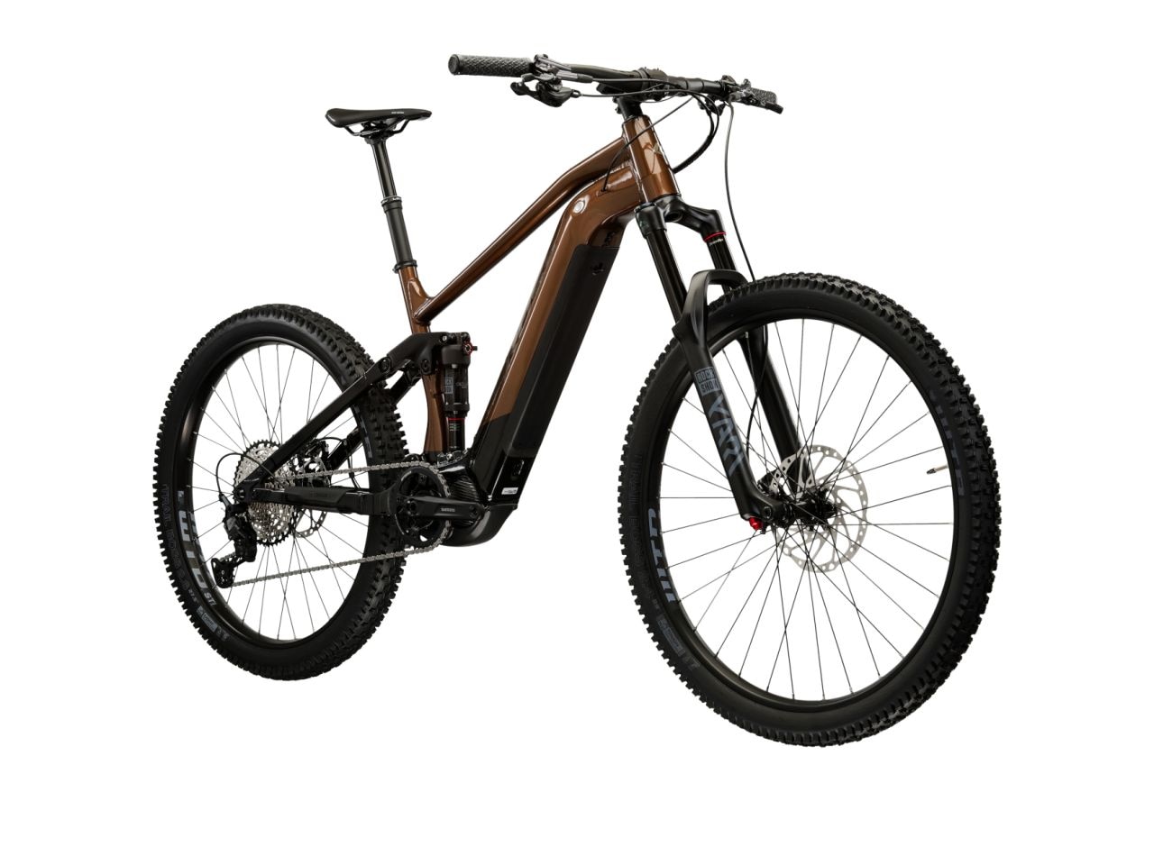 Kross »E-MTB Fully 29" Grist Boost 3.0 braun 12 Gänge - Shimano Mittelmotor« 12 Gang Shimano DEORE SLX M7100 Schaltwerk Kettenschaltung Mittelmotor 250 W SHIMANO 36 V/250 W, Mittelmotor EP800