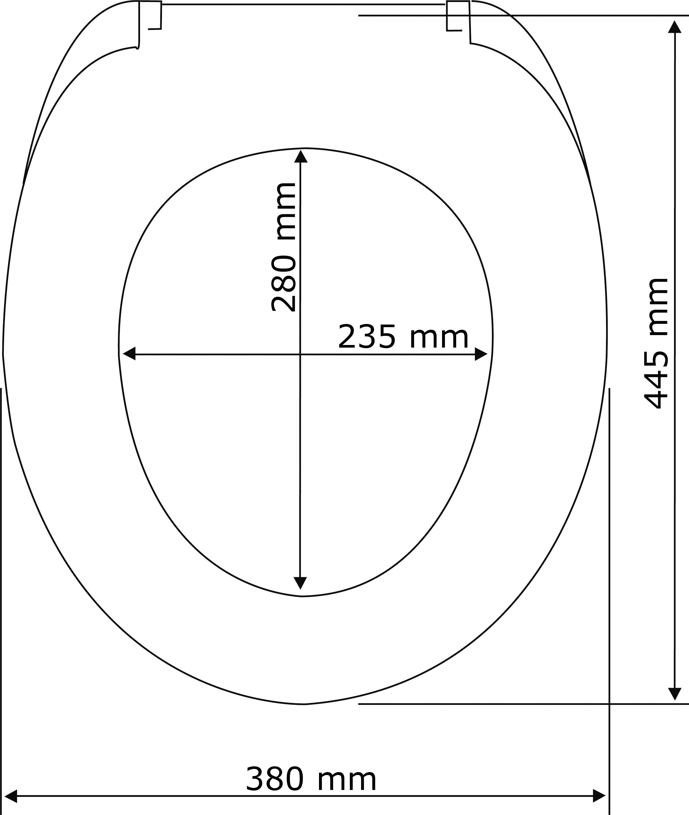 WENKO WC-Sitz »Vigone«