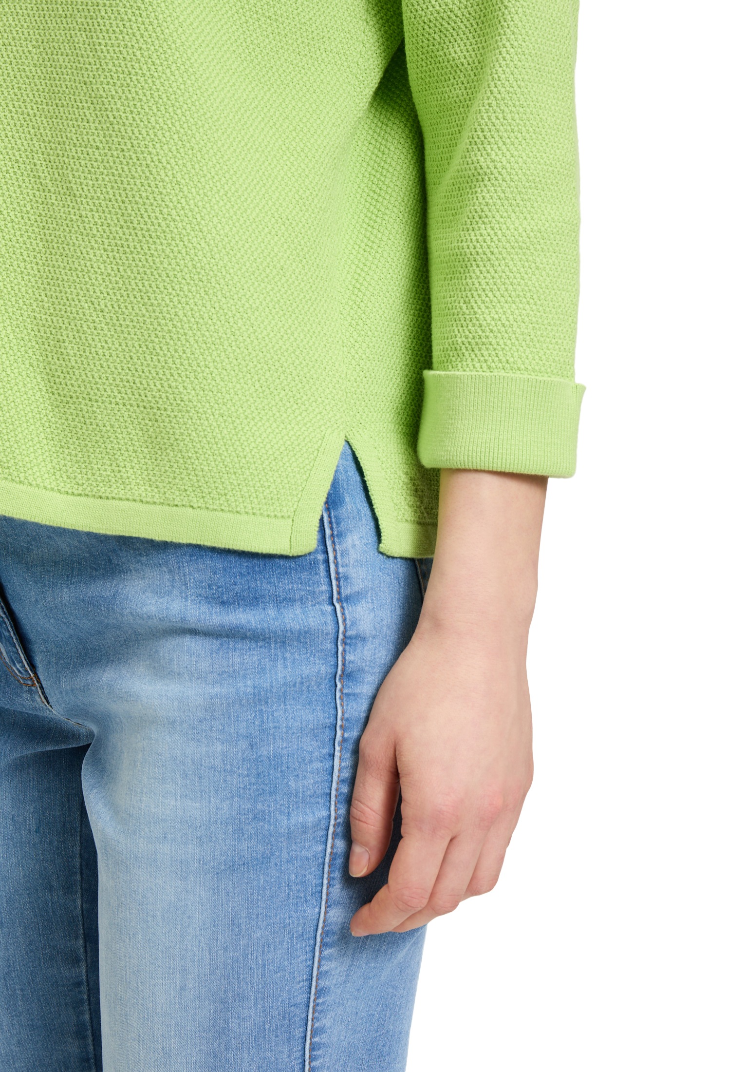 Betty Barclay Rundhalspullover »Feinstrickpullover mit Strickdetails«