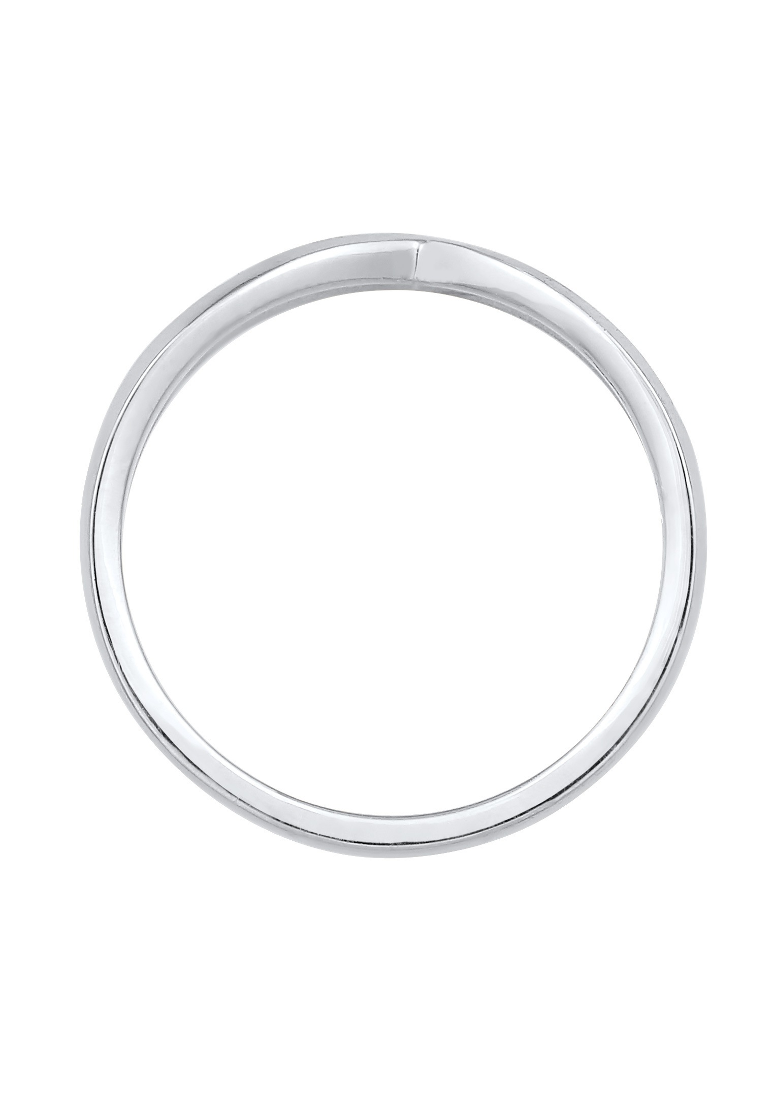 Elli Silberring »Ring V-Form Stapelring 925 Silber«