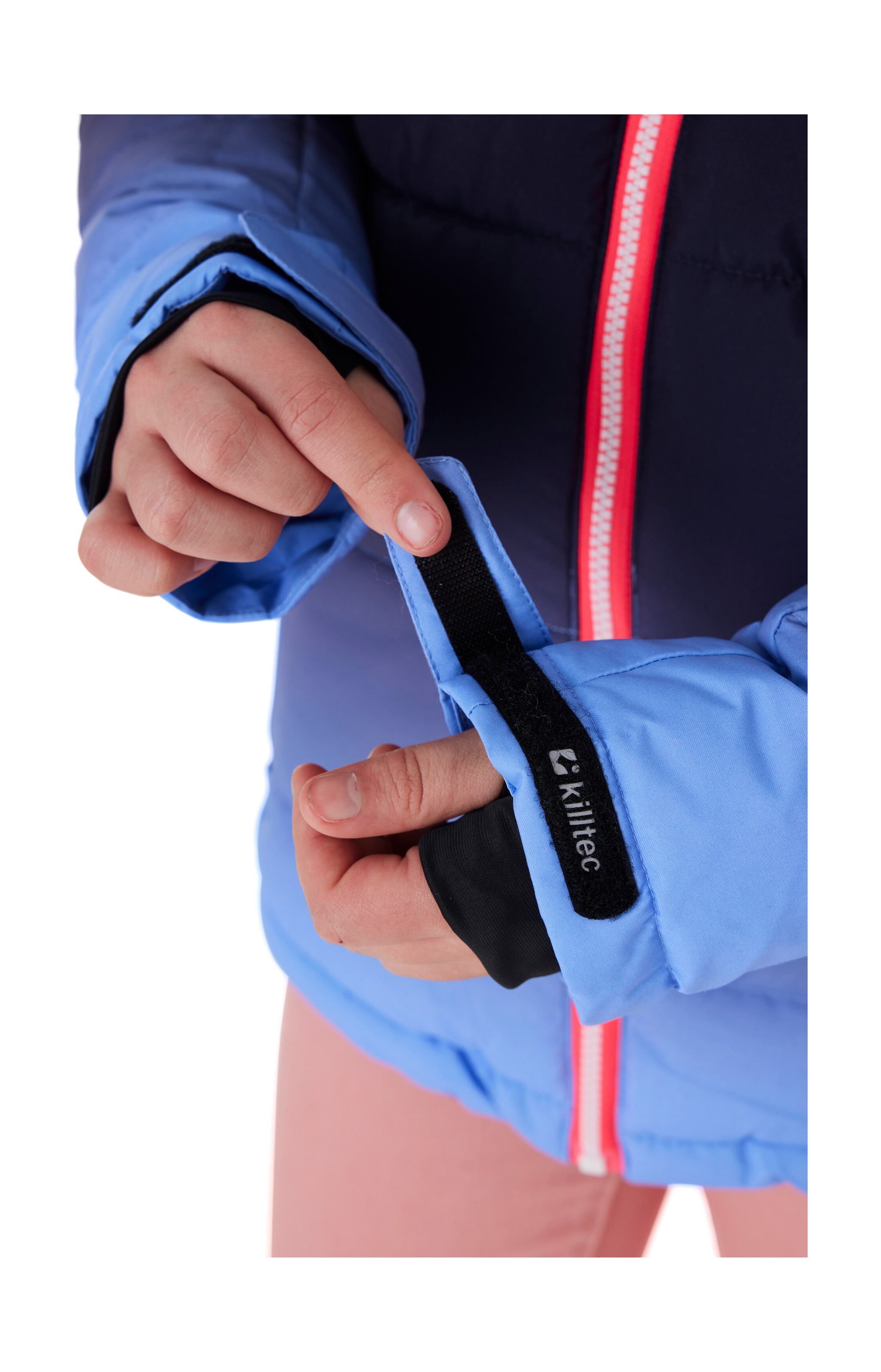Killtec Skijacke »KSW 330 GRLS SKI QLTD JCKT«, Wasserabweisende Winterjacke, atmungsaktiv, verstellbare Kapuze
