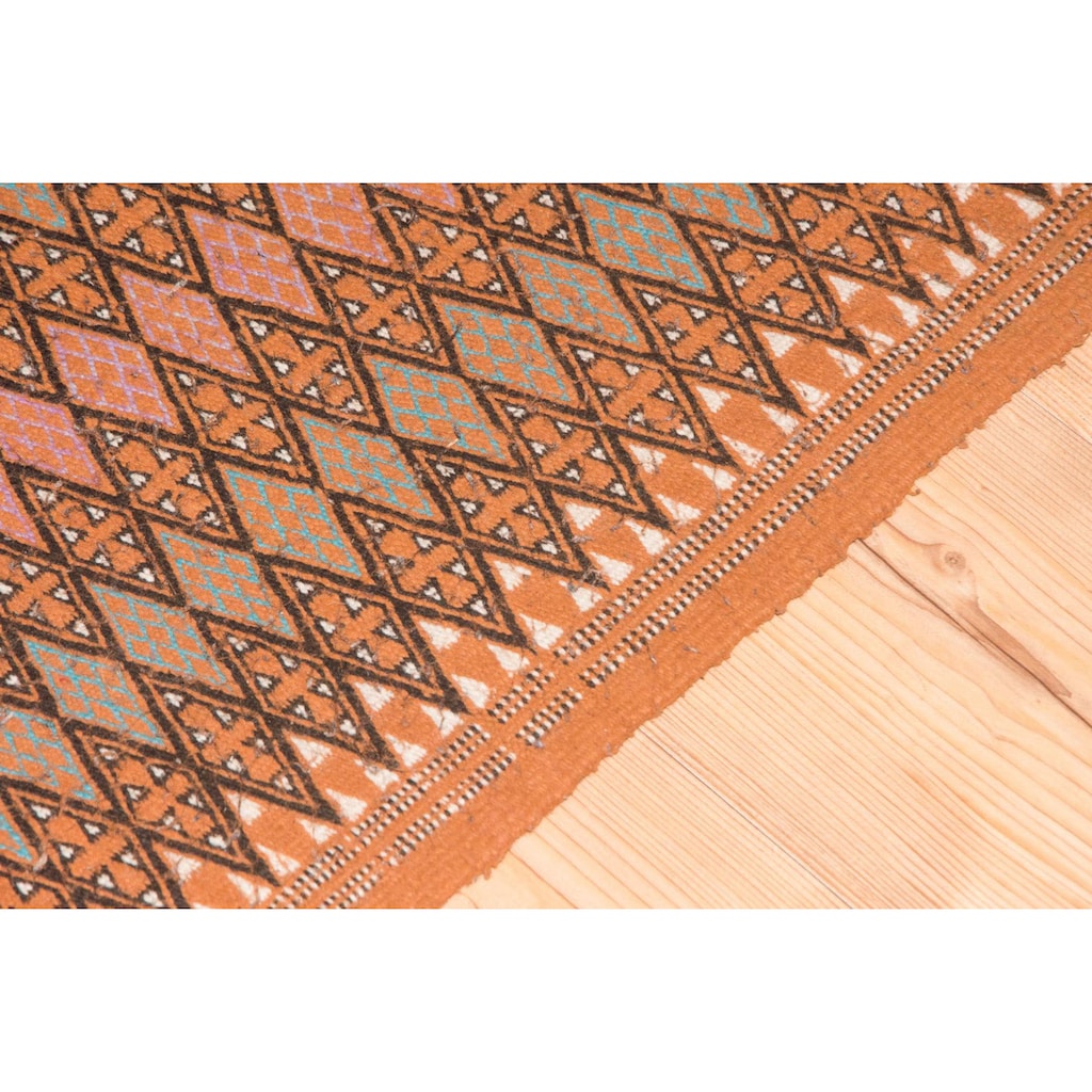 morgenland Wollteppich »Kelim Teppich handgewebt mehrfarbig«, rechteckig