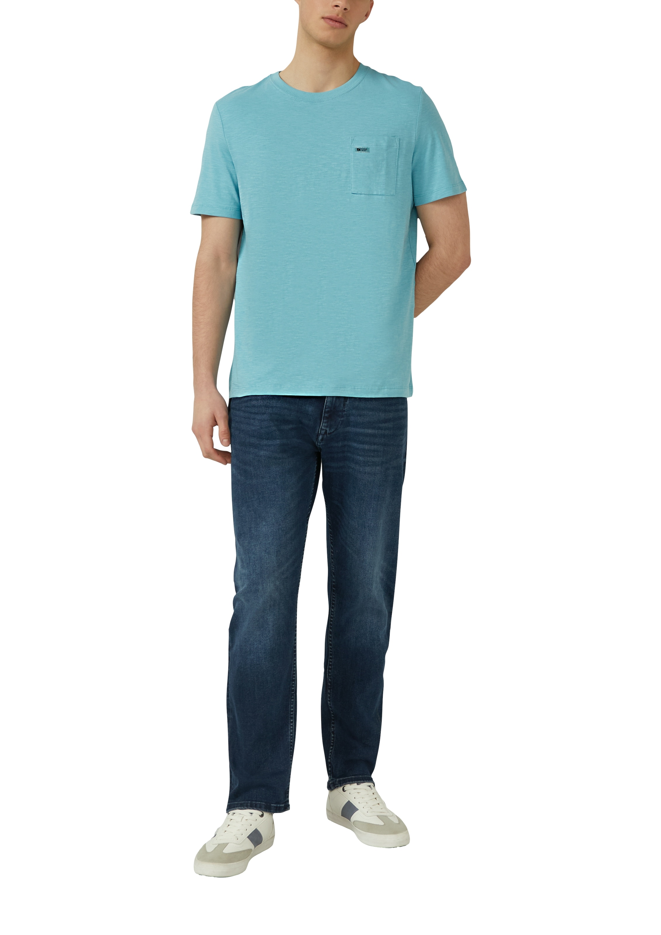 s.Oliver T-Shirt in melierter Optik