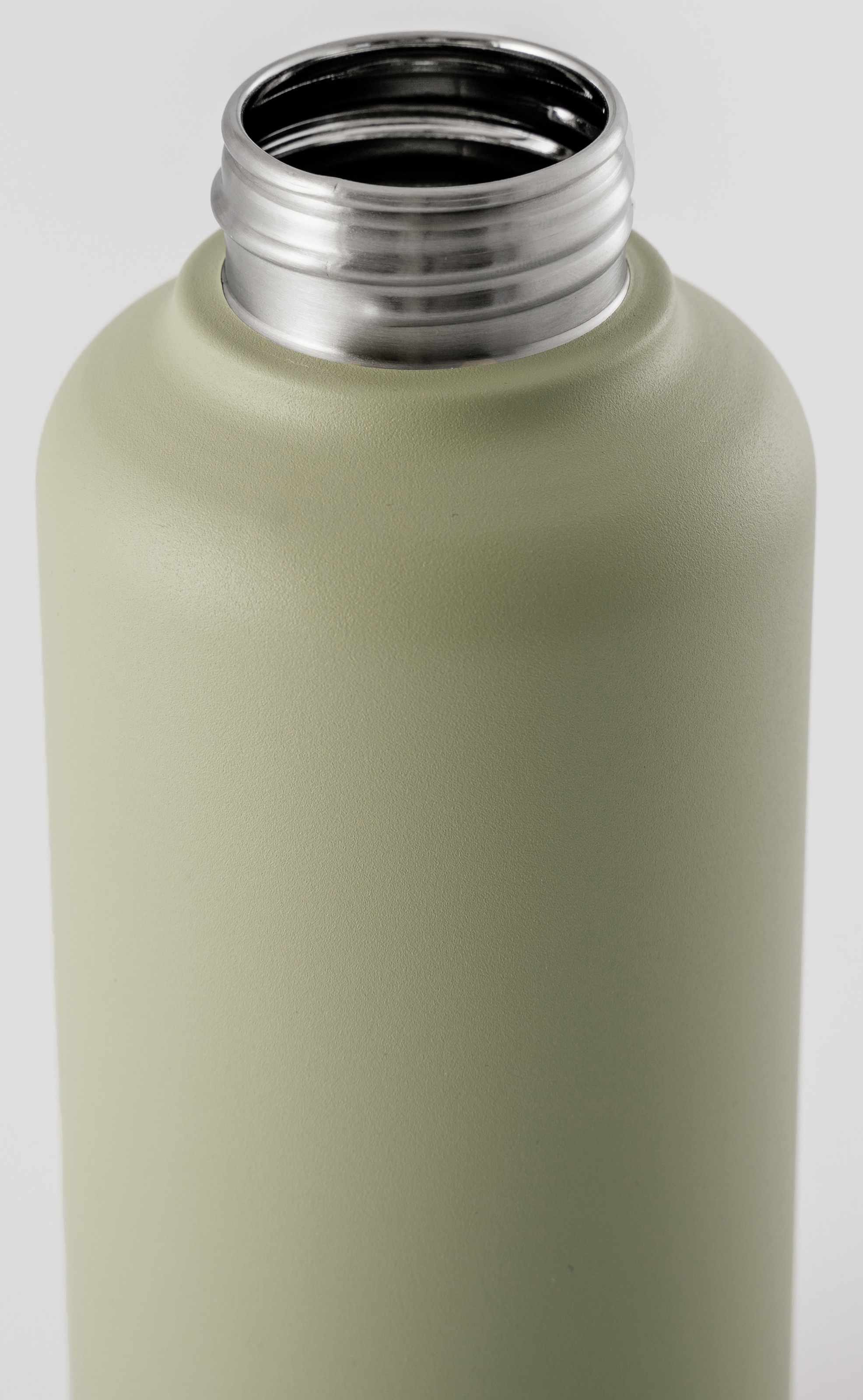 equa Trinkflasche »Timeless Off Matcha«, Leichtgewicht aus Edelstahl, Tragegriff