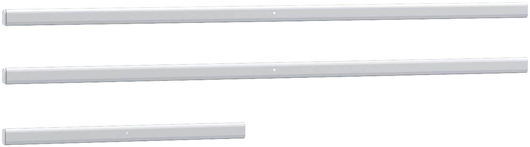 Forte Schrankleuchte 3 Stk. Neutralweiß Kleiderstangenbeleuchtung in silberfarben, Größe Höhe: 2,7 cm