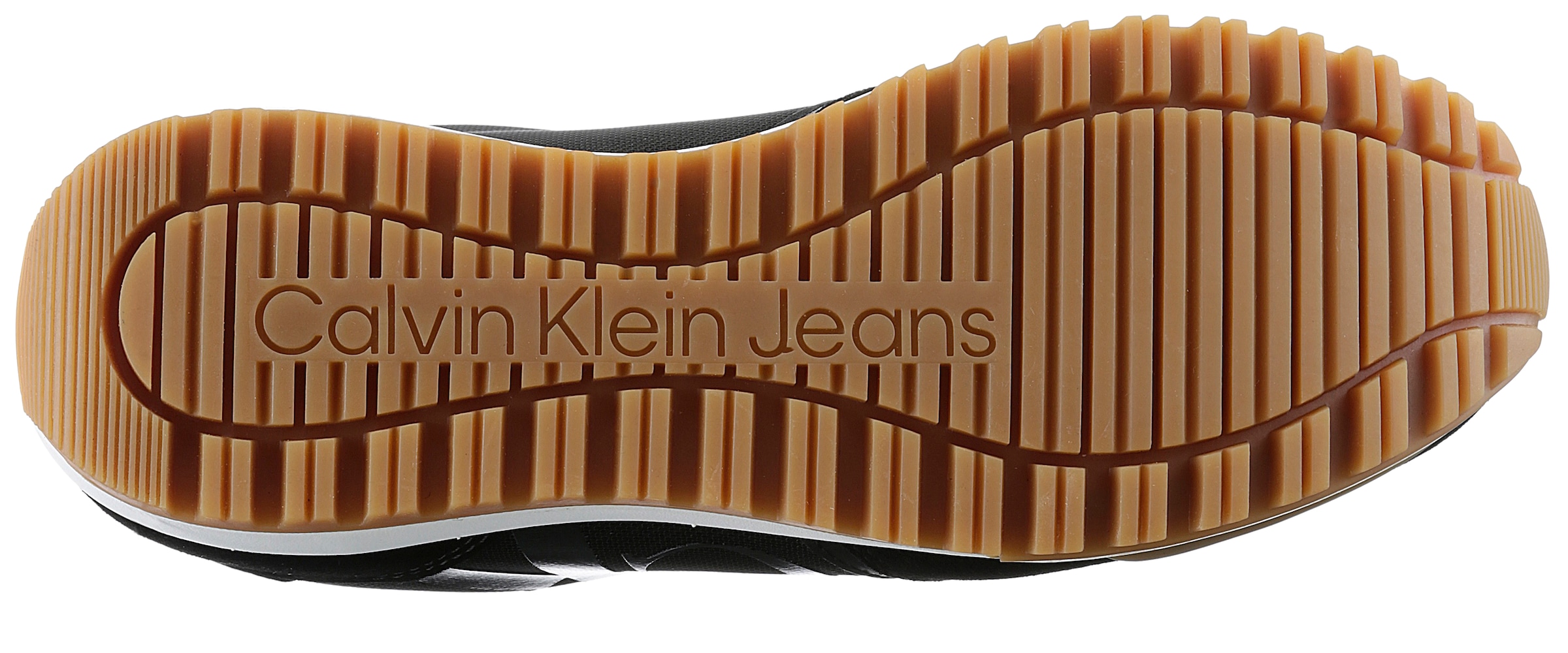 Calvin Klein Jeans Sneaker »TOOTHY RUNNER BOLD MONO«, mit Profilsohle, Freizeitschuh, Halbschuh, Schnürschuh