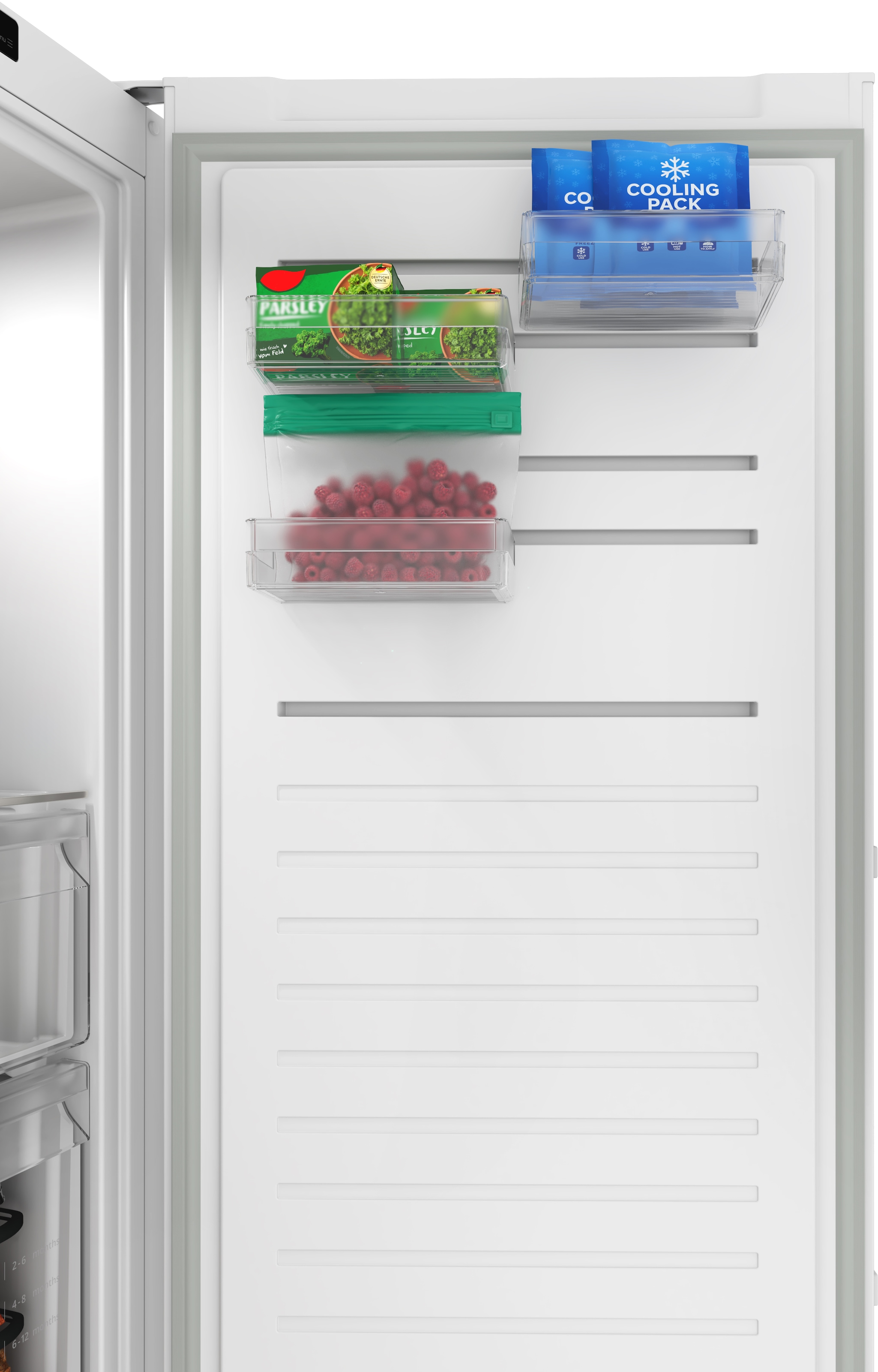 BOSCH Gefrierschrank NoFrost Serie 4 »GSN36VWCG« 186,2 cm hoch 59,5 cm breit Großzügiges XXL-Volumen & bequemes Total No Frost gegen Vereisung