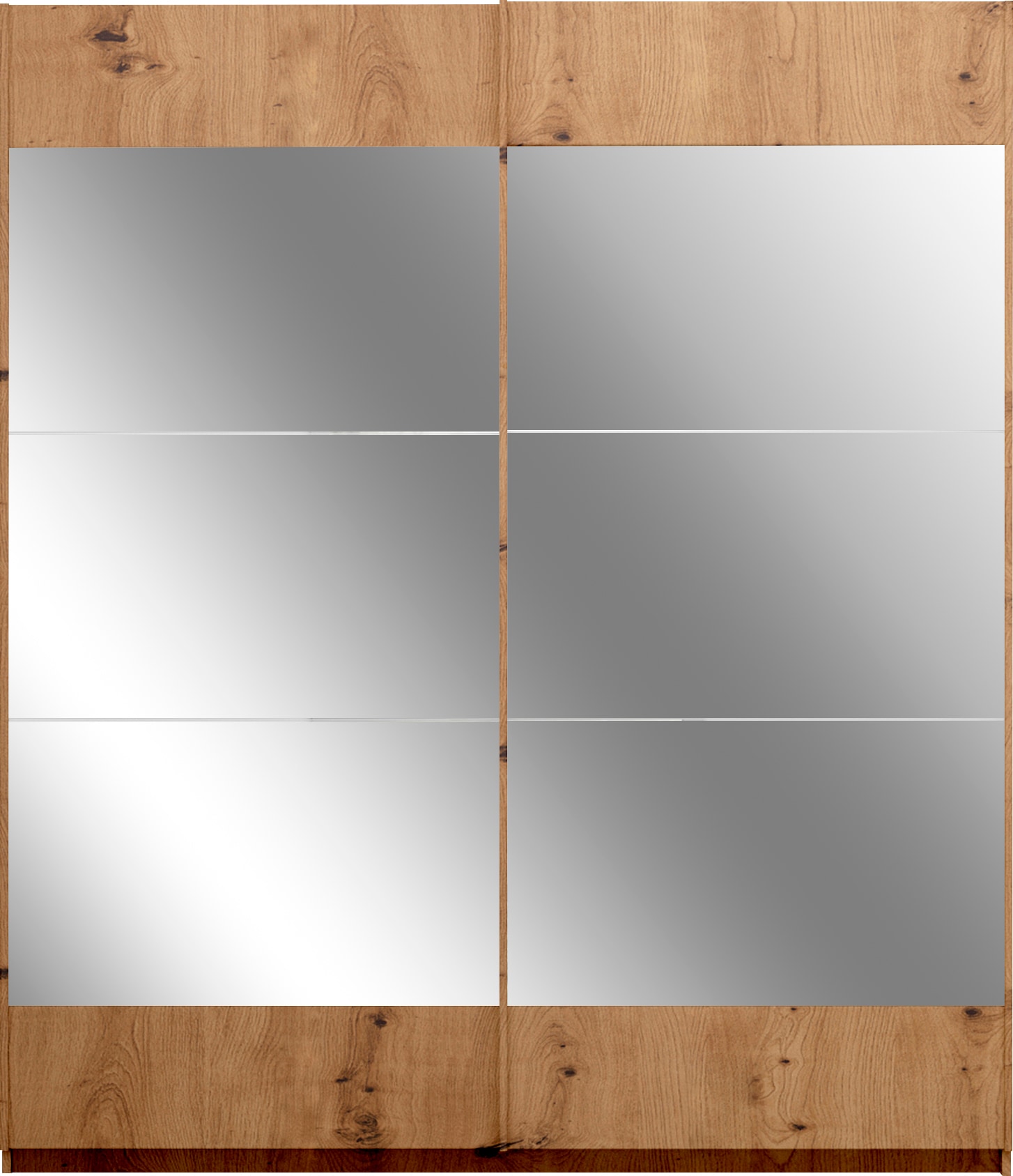 rauch Schwebetürenschrank »Kleiderschrank Schrank Garderobe Wäscheschrank Ankleide MALIBU« in 5 Breiten, Höhe 210 cm,  mit großflächigen Türen, großzügiger Stauraum MADE IN GERMANY