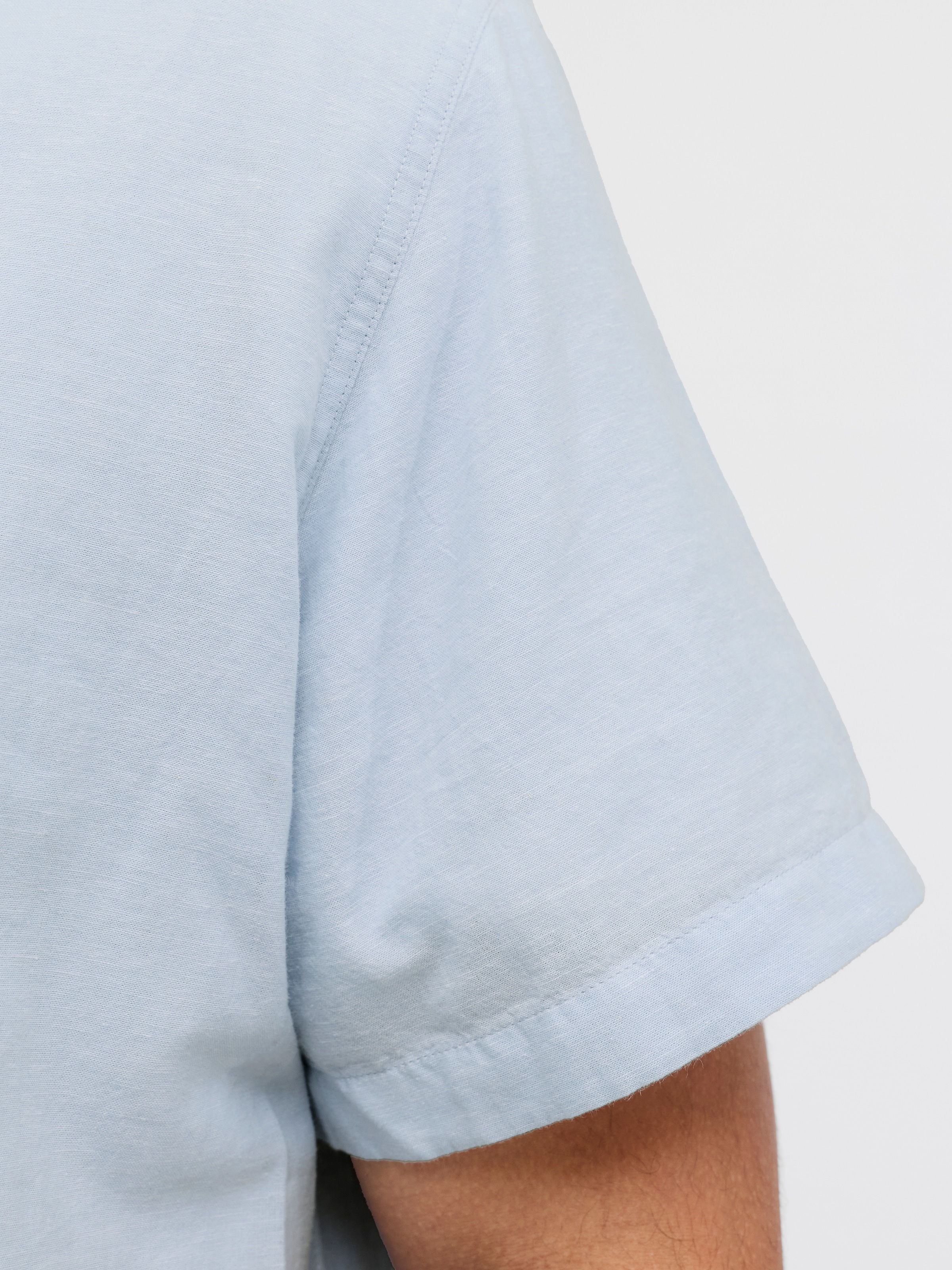 Jack & Jones PlusSize Kurzarmhemd »JJEBREEZE LINEN BLEND SHIRT S/S SN PLS« mit Leinen, regular fit