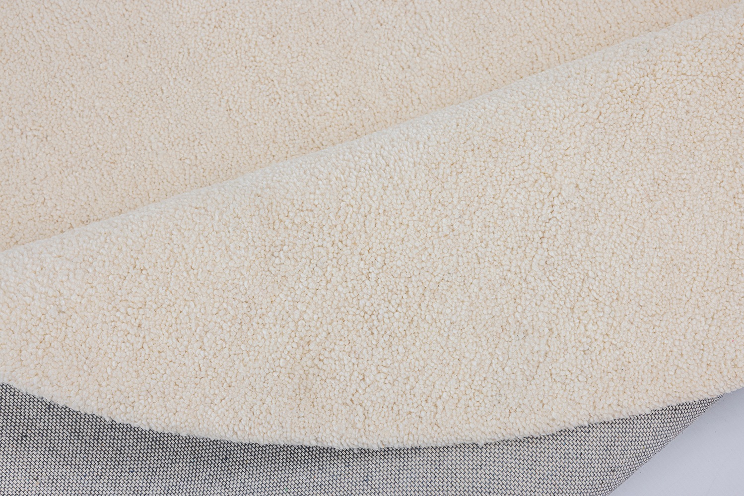 THEKO Wollteppich »Royal Berber Uni« rund 18 mm Höhe Berber Optik, reine Wolle, ideal im Wohnzimmer & Schlafzimmer