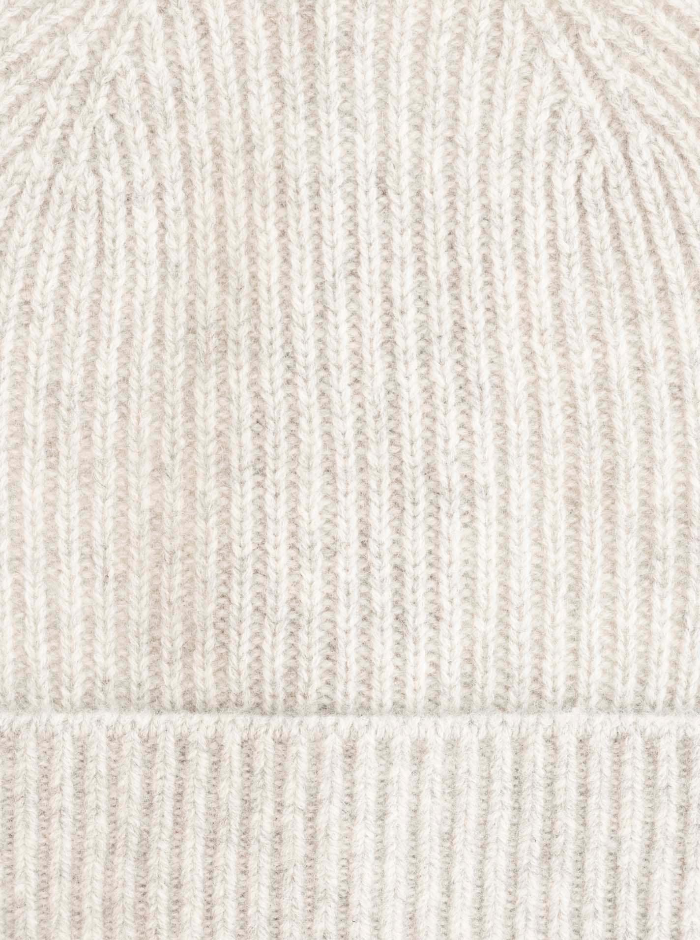 Zwillingsherz Beanie, mit Rippe