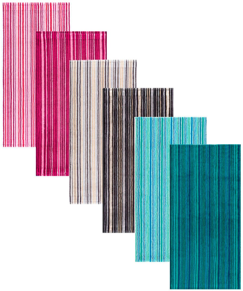 Egeria Badetuch »Combi Stripes«, (1 St.), mit feinen Streifen, 100% Baumwolle
