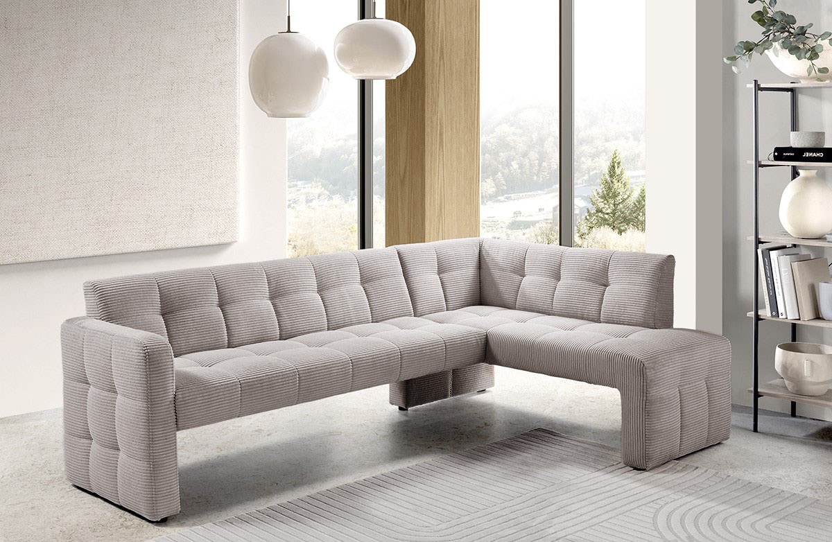 exxpo - sofa fashion Essbank »Barista, bequem und elegant, hohe Bodenfreiheit,«, Eckbank Barista bequem und elegant, hochwertige Detailverarbeitung