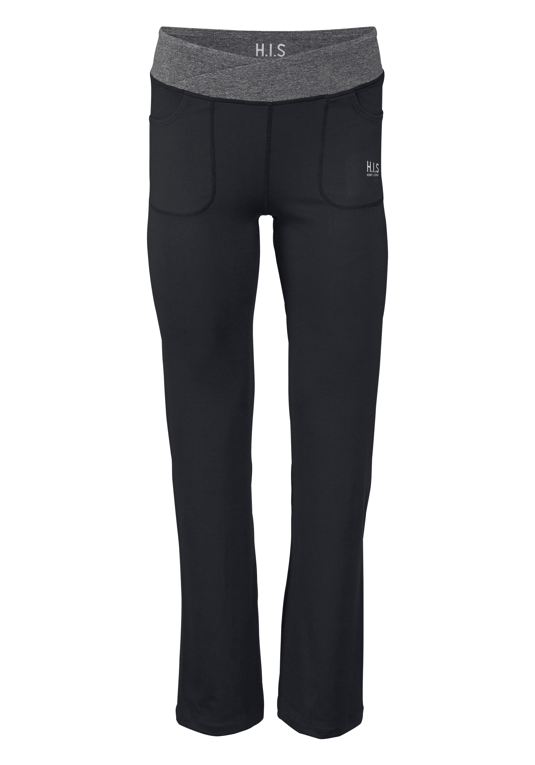 H.I.S Jazzpants »aus recyceltem Material«, Bund mit Wickeloptik