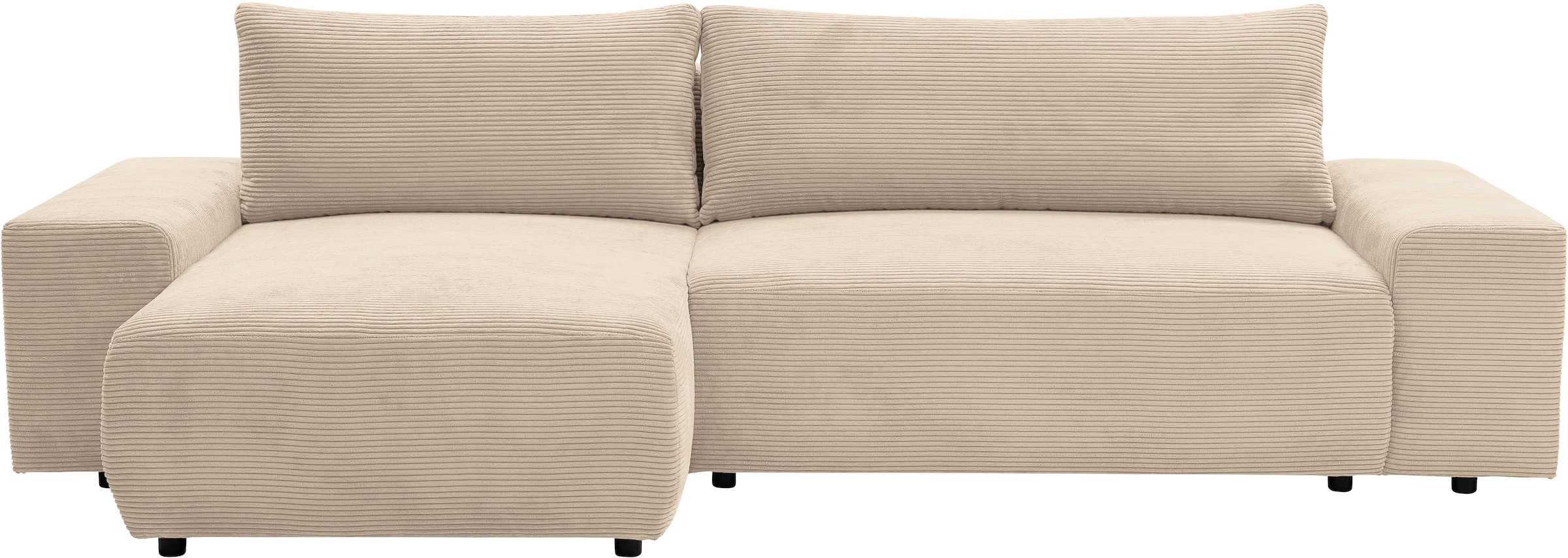 WERK2 Ecksofa »Amsterdam, zeitlos und elegant, Breite 300cm, L-Form«, Design Ecksofa mit hohem Komfort, Schlaffunktion & Bettkasten