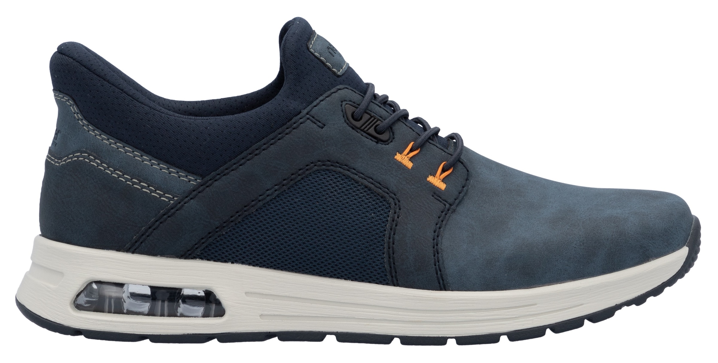 Rieker Slip-On Sneaker, Freizeitschuh, Halbschuh, Schlupfschuh mit gepolstertem Schaftrand