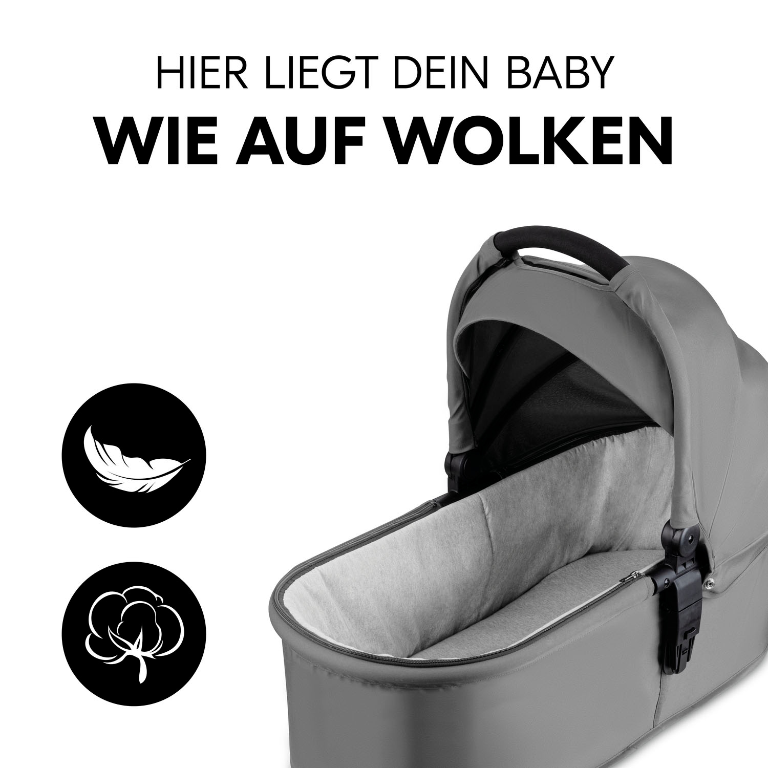 Hauck Kinder-Buggy »Shop N Care Trio Set«, inkl. Babyschale, Babywanne und Adapter