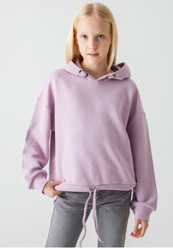 Sweatshirt, Kordel im Saum