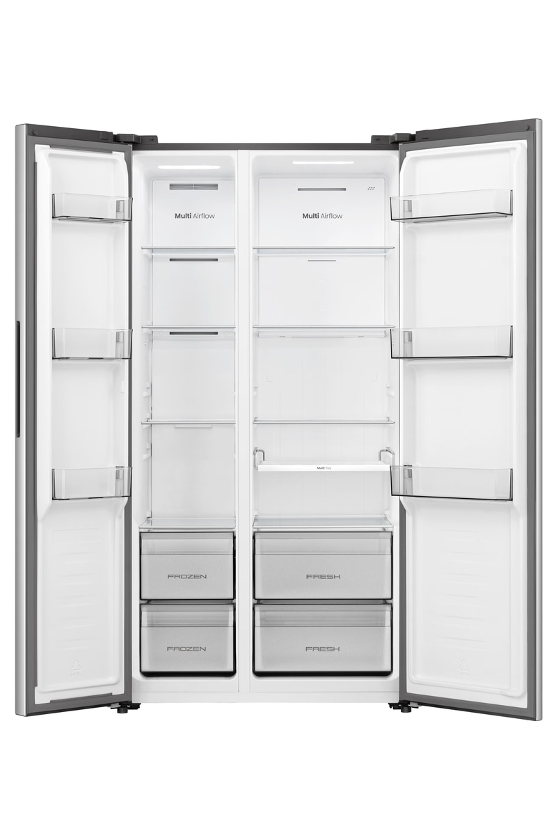 Hisense Side-by-Side »RS3P558NEIE« 178,6 cm hoch 91,1 cm breit MultiAirFlow-System