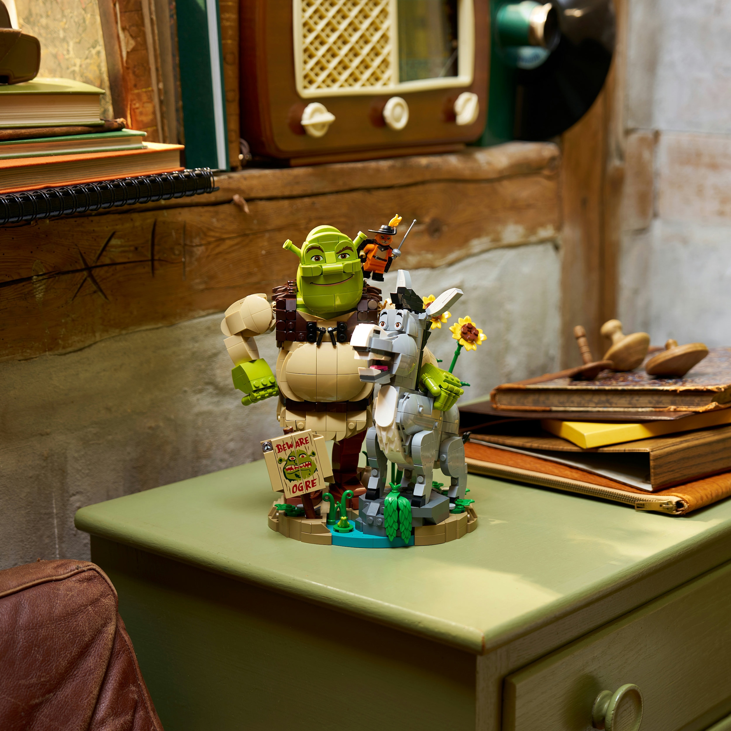 LEGO® Konstruktionsspielsteine »Shrek, Esel und Der Gestiefelte Kater (72423), LEGO Shrek« Made in Europe