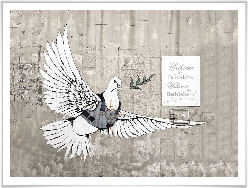 Wall-Art Poster »Graffiti Bilder Die Friedenstaube«, Vögel, (1 St.), Poster,  Wandbild, Bild, Wandposter online bei OTTO