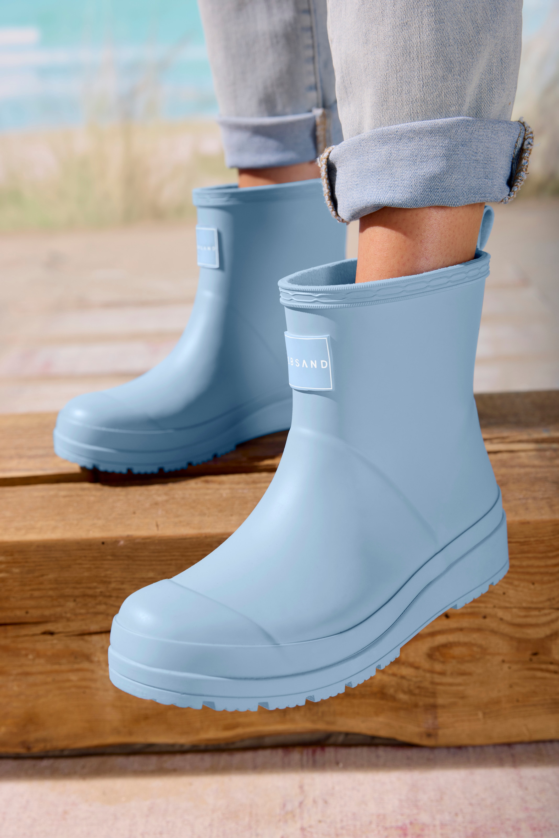 Elbsand Gummistiefelette »Boots, Gummistiefel, Schlupfstiefel«  aus wasserdichtem Material