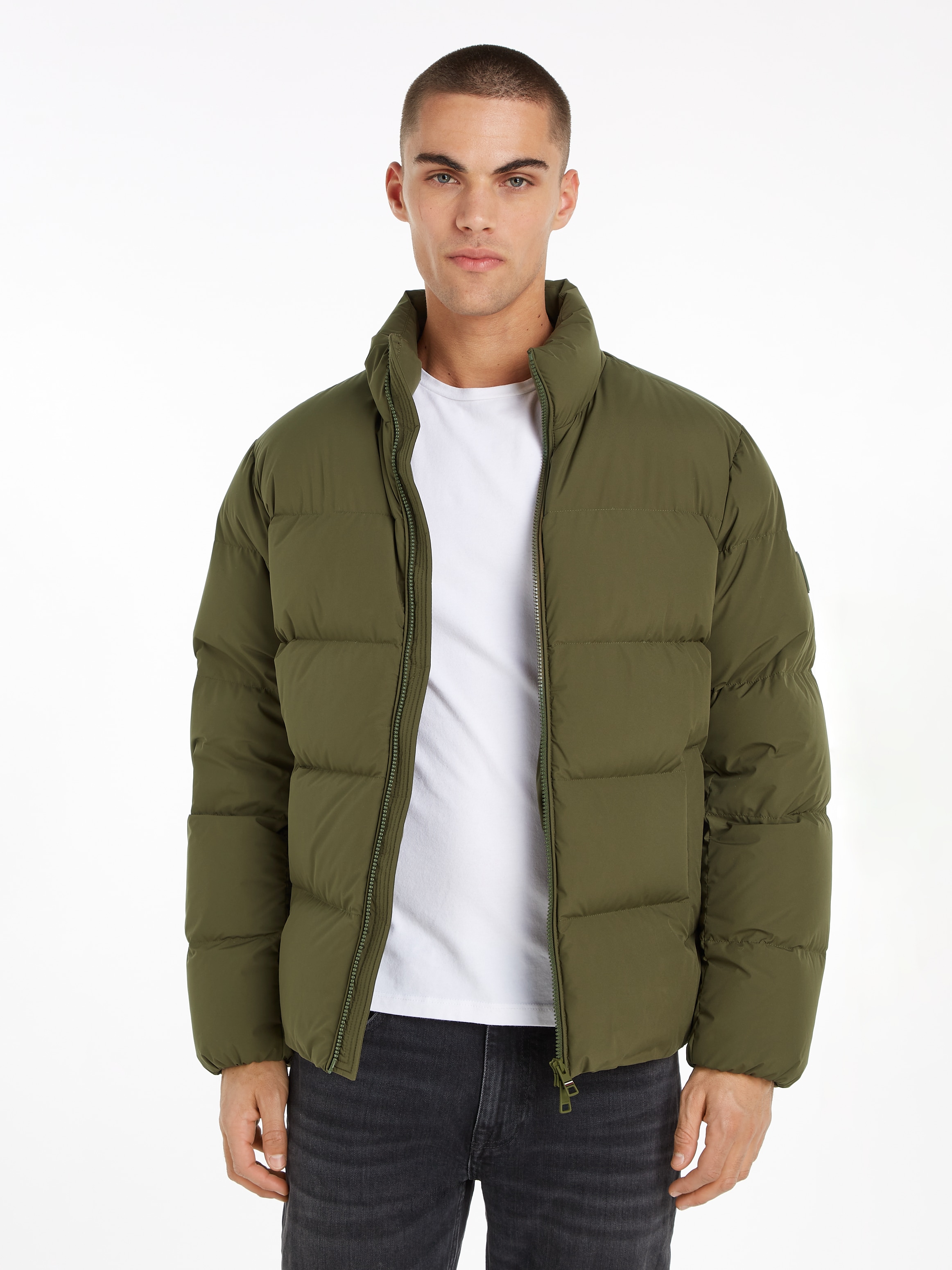 Steppjacke »DOWN PUFFER JACKET«, ohne Kapuze