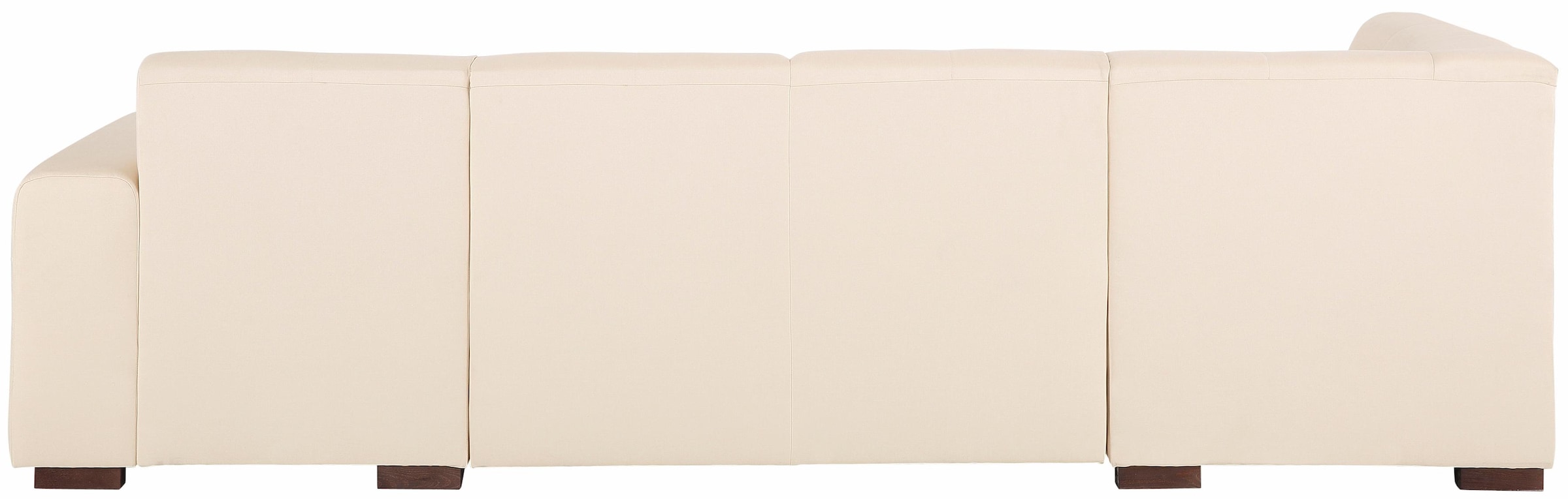 Home affaire Wohnlandschaft »Langeland U-Form«, incl. 2 Zierkissen, Recamiere wahlweise links oder rechts