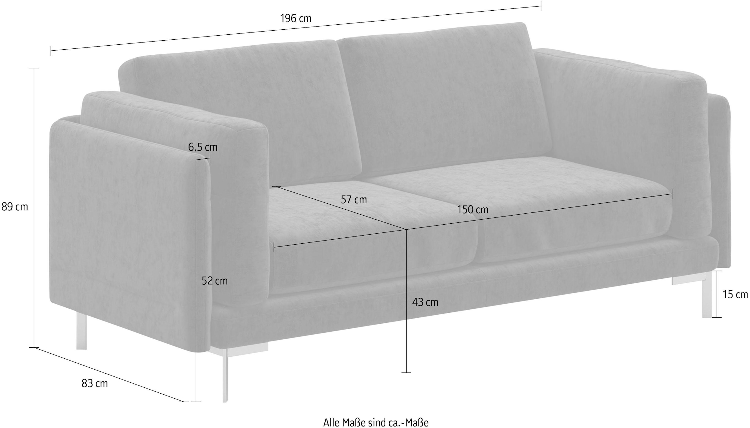 machalke® 2,5-Sitzer »vivien«