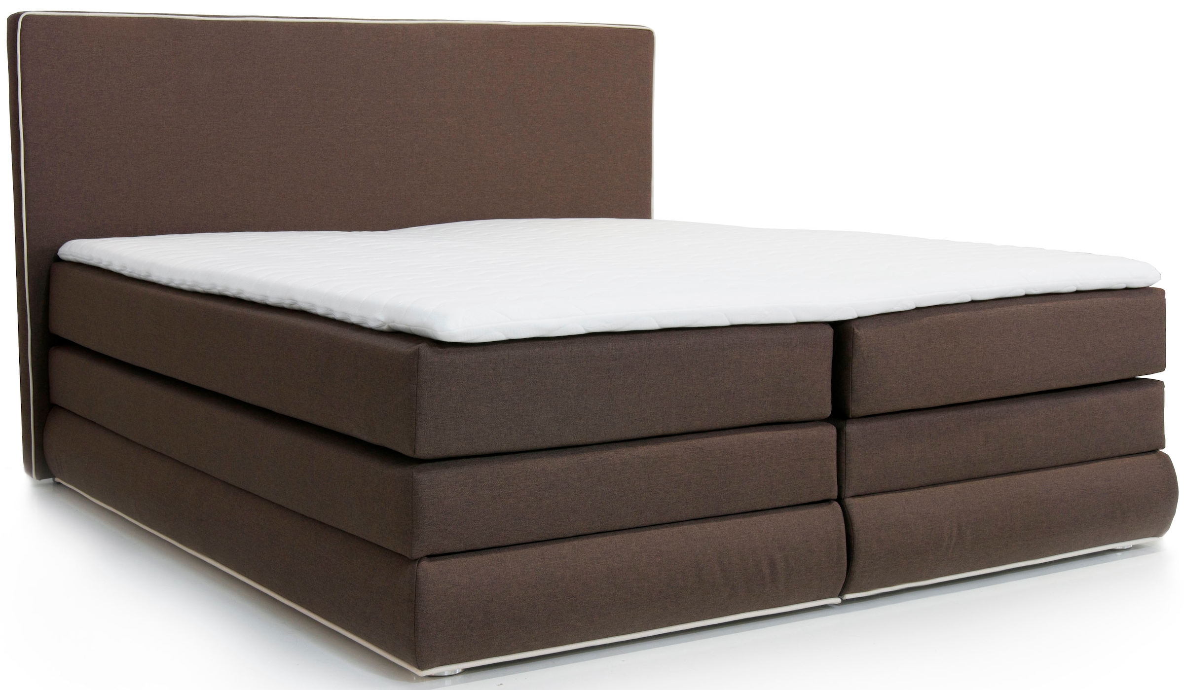 COLLECTION AB Boxspringbett »Ninoni«, inkl. Bettkasten, Topper und wahlweise mit LED-Beleuchtung, Liegefläche 180 x 200 cm