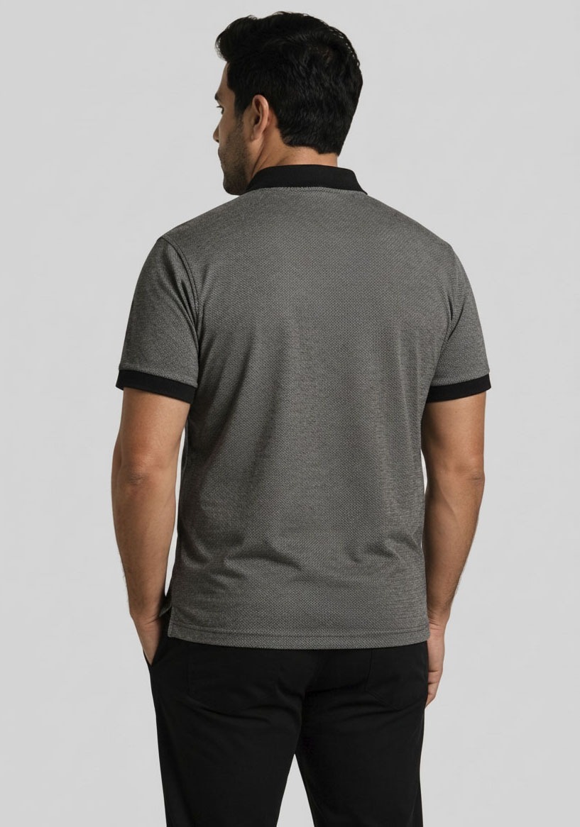 Man's World Plus Poloshirt »auch in Grosse Größen bis Gr. 7XL Ärmel-Fit« Regular Fit, Kurzarm, mit Seitenschlitzen, gemustert