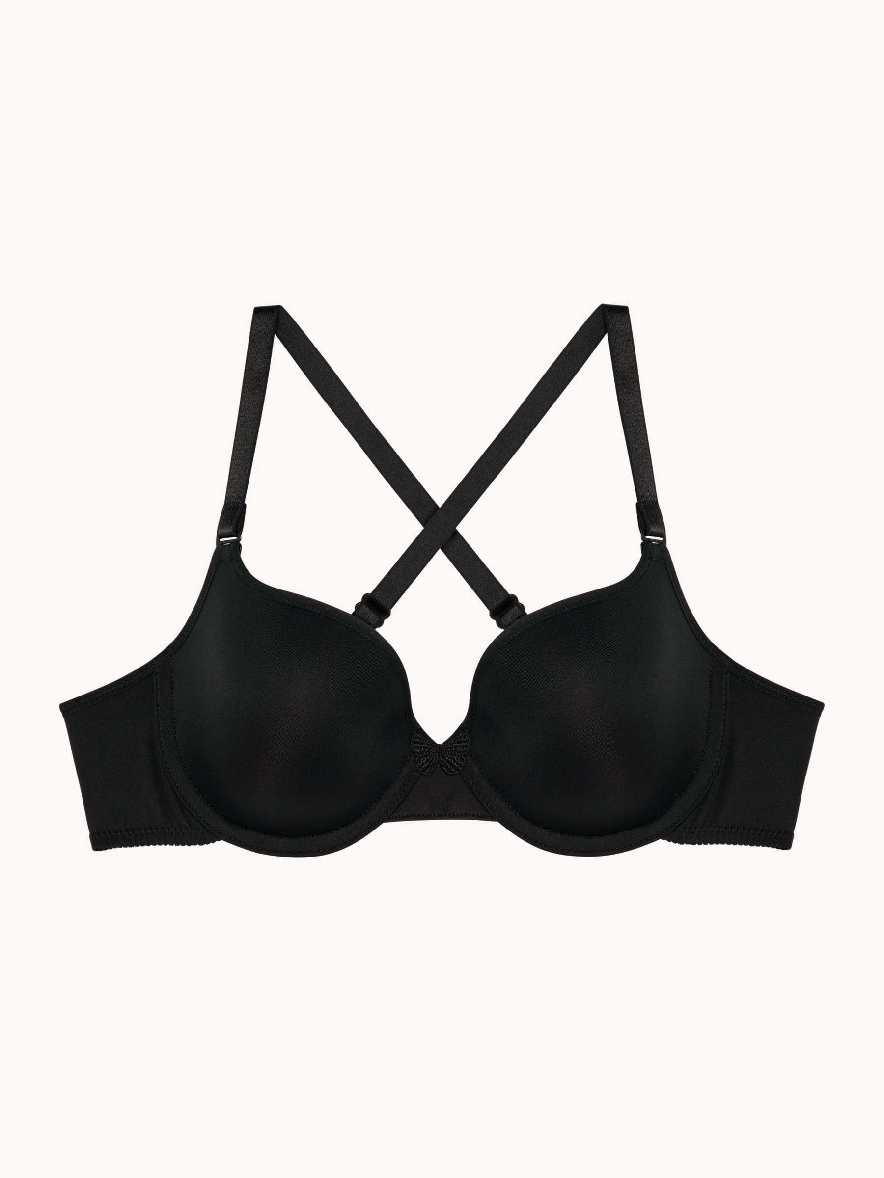 PASSIONATA Halbschalen-BH »MISS JOY« mit Multiway-Trägern, Mikrofaser, Schmetterlingsmotiv vorn