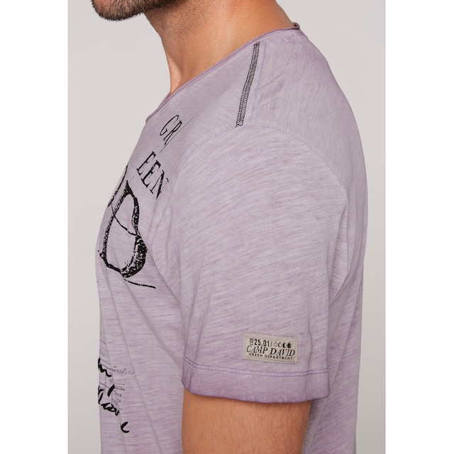 OTTO online CAMP mit bei DAVID T-Shirt, shoppen Logo-Druck